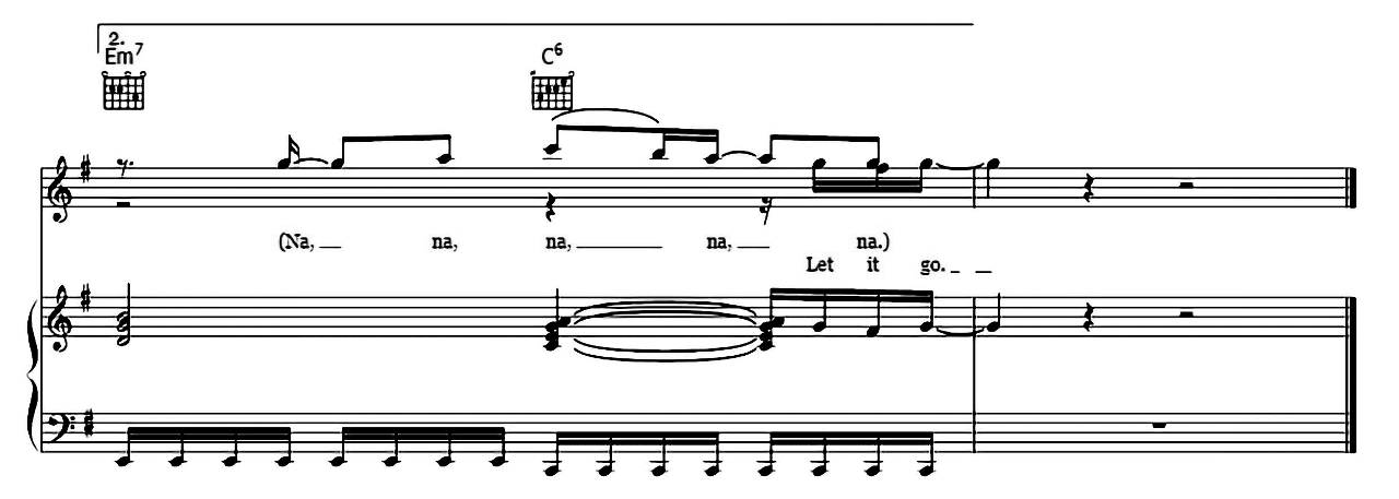 Let It Go sheet music 8