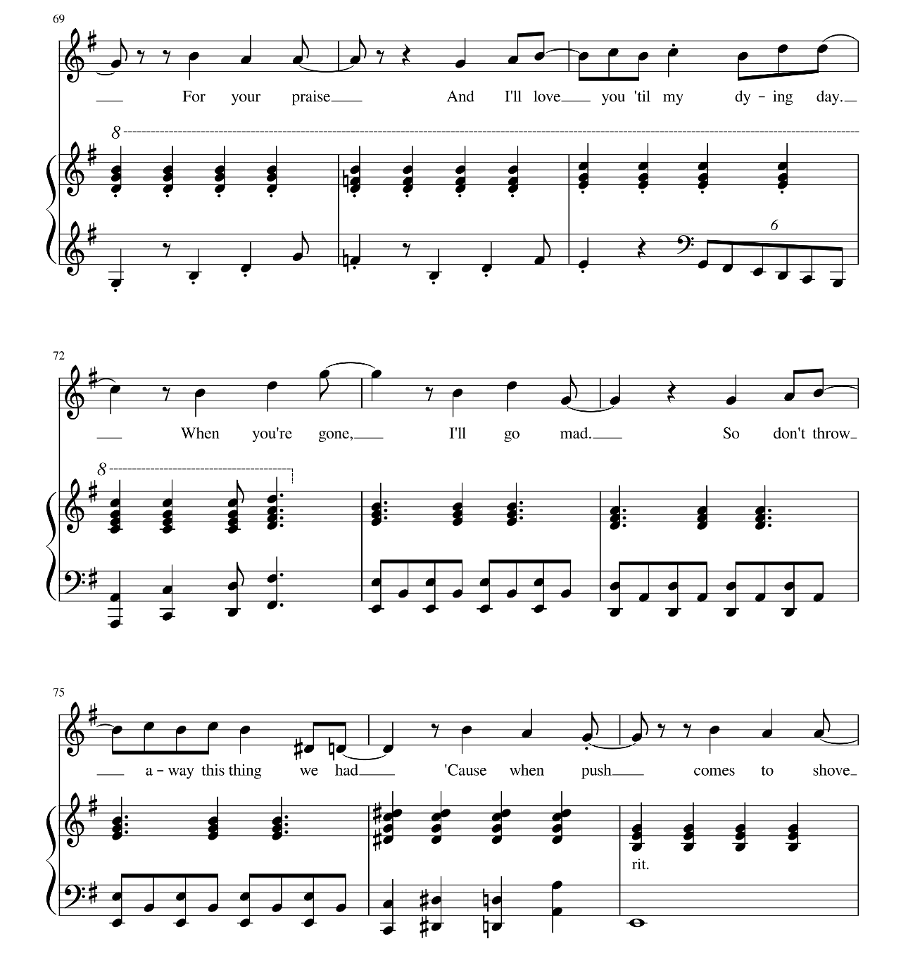 You'll Be Back (from Hamilton) sheet music 6