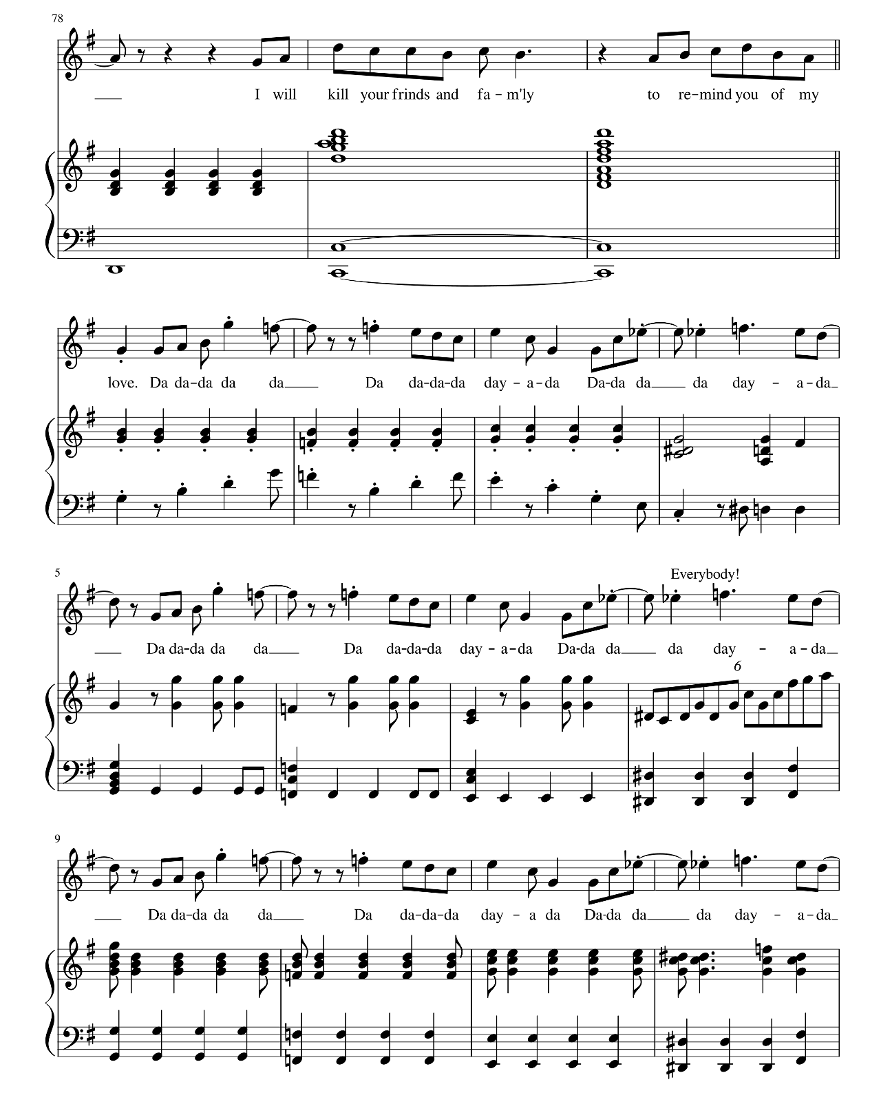 You'll Be Back (from Hamilton) sheet music 7