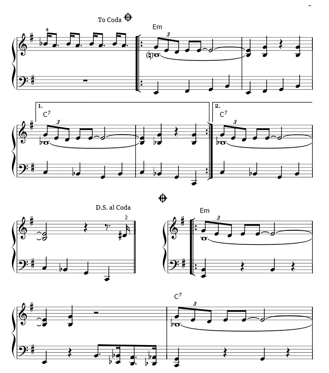 Pink Panther sheet music 3