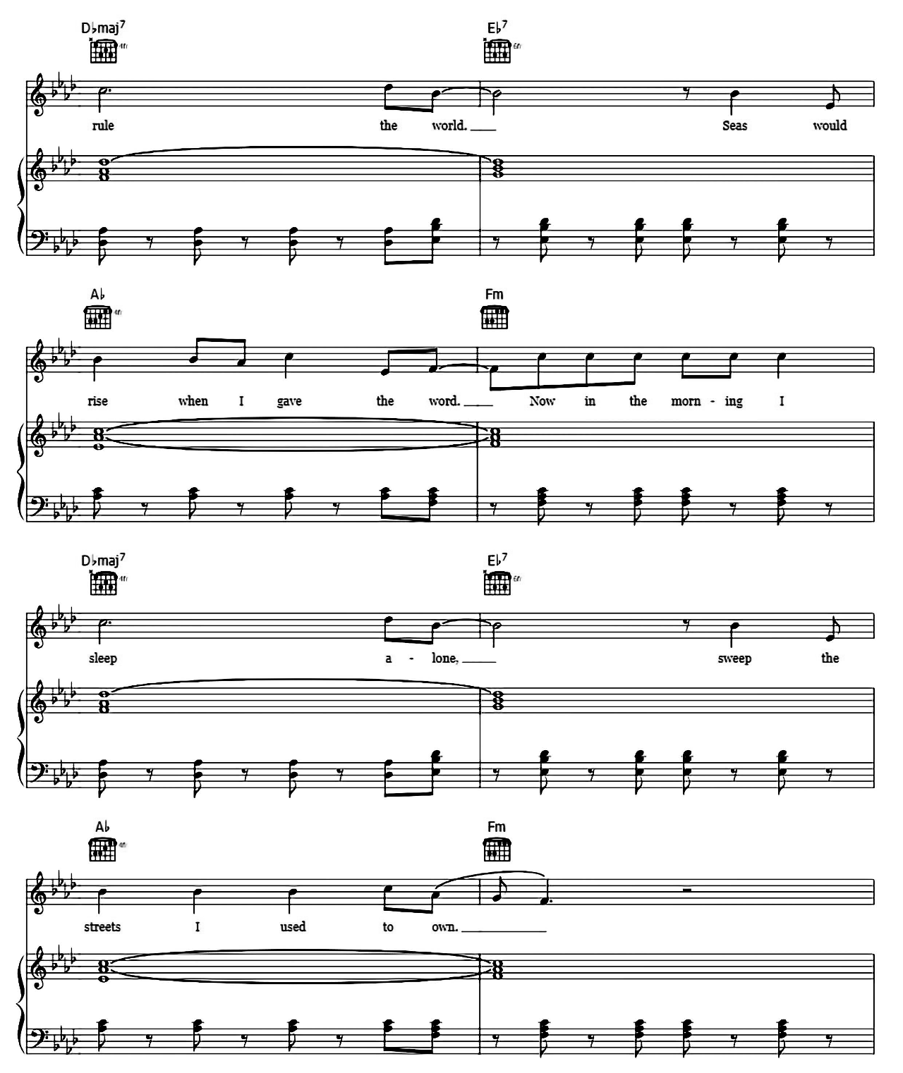 Viva La Vida sheet music 2