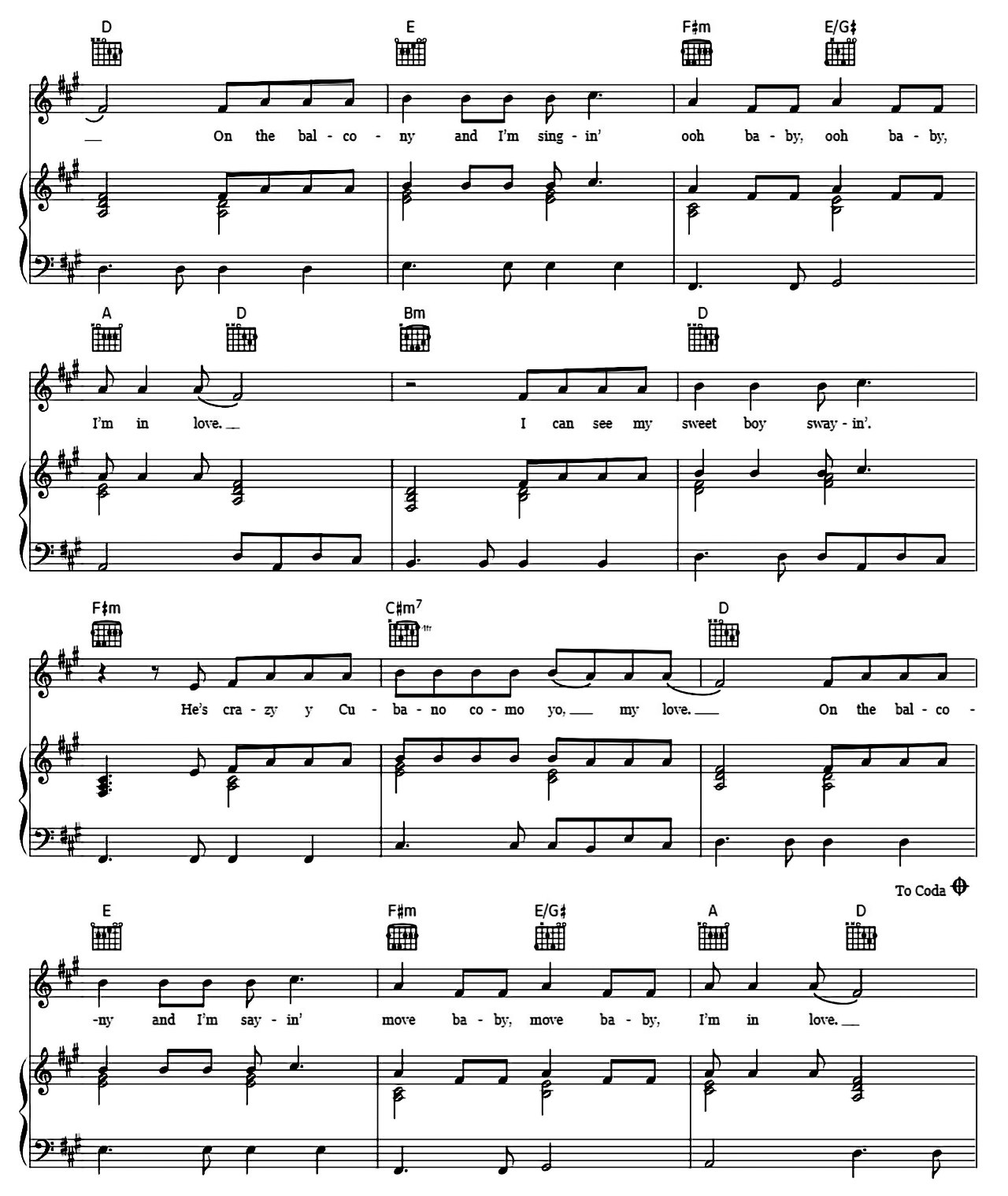West Coast sheet music 4