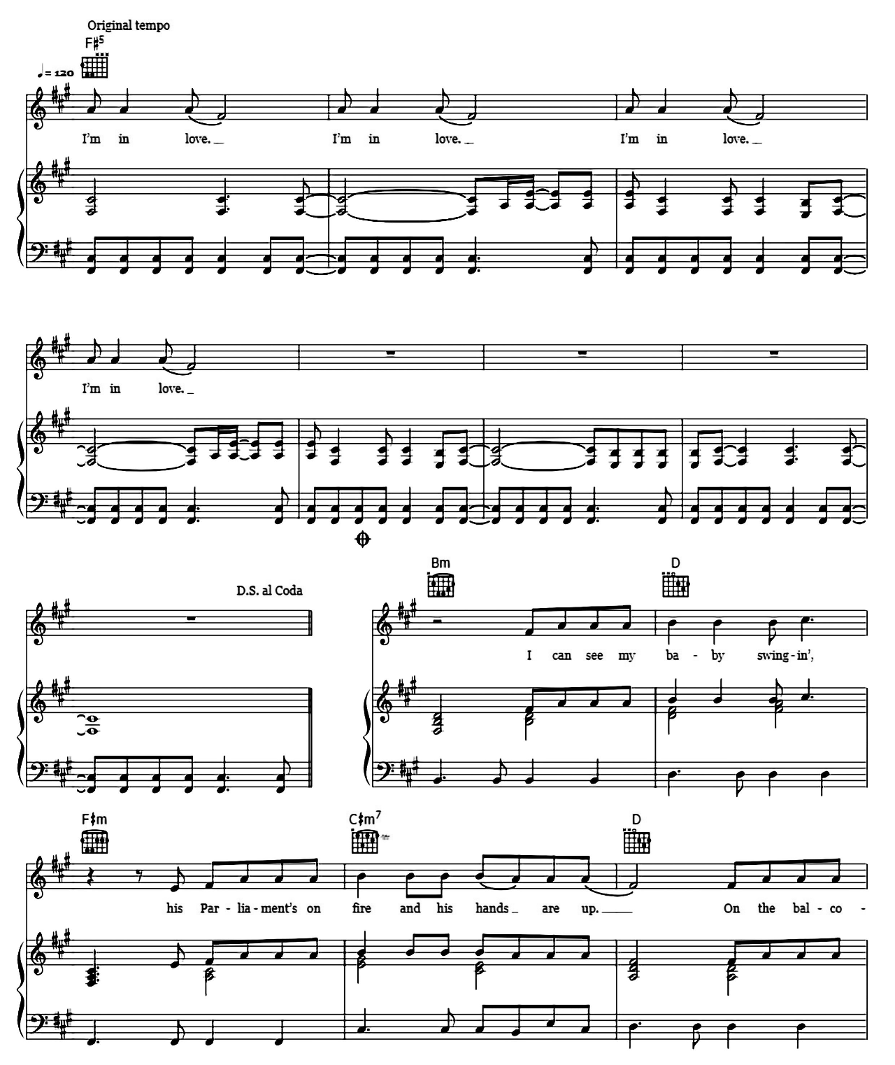 West Coast sheet music 5