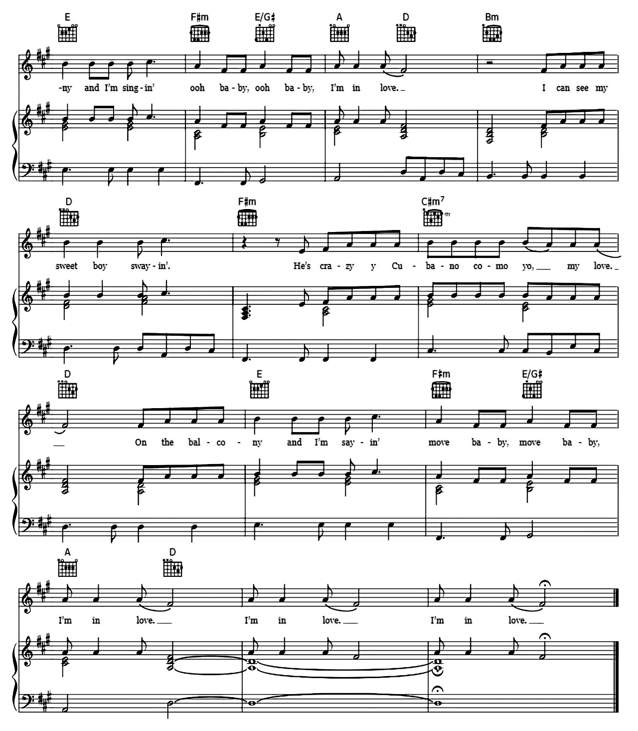 West Coast sheet music 6