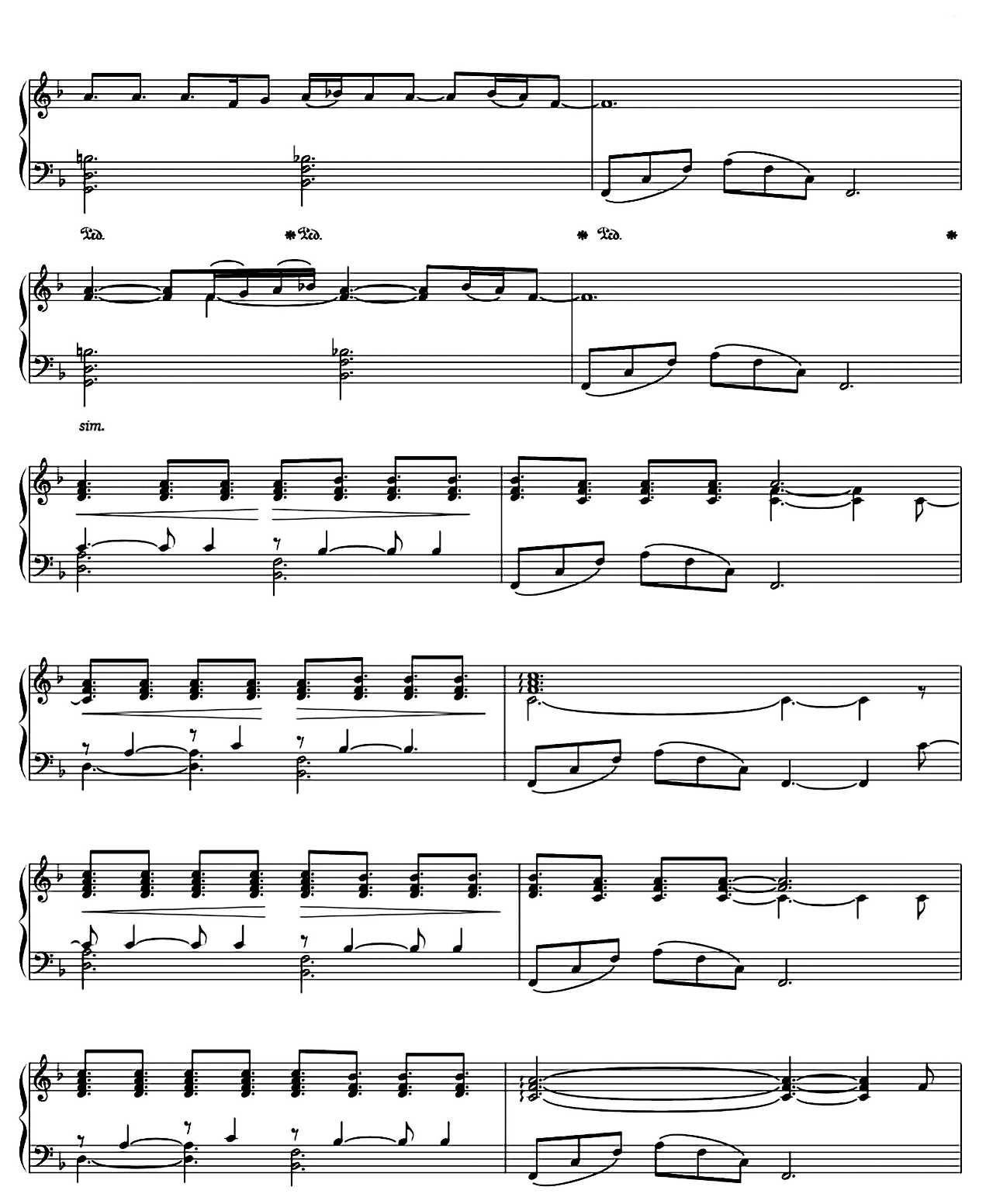 Come Un Fiore sheet music 3