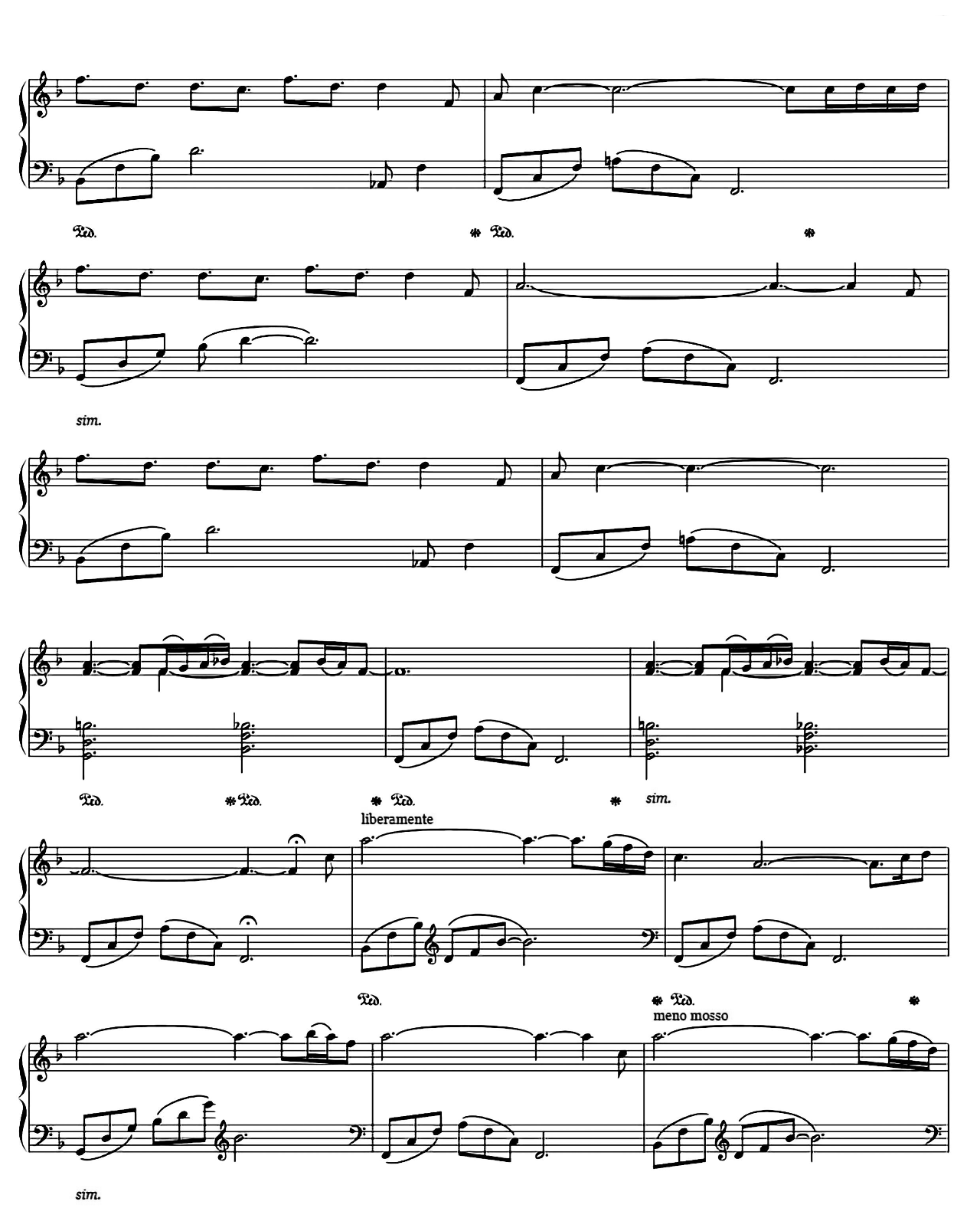 Come Un Fiore sheet music 4