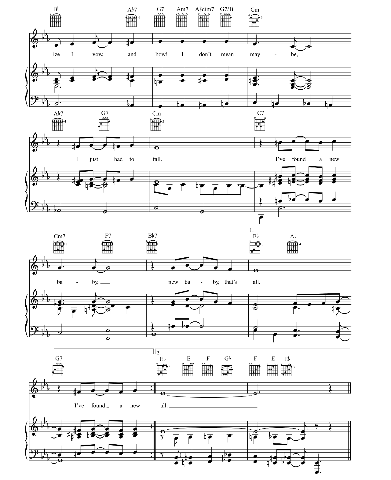 I've Found A New Baby sheet music 4