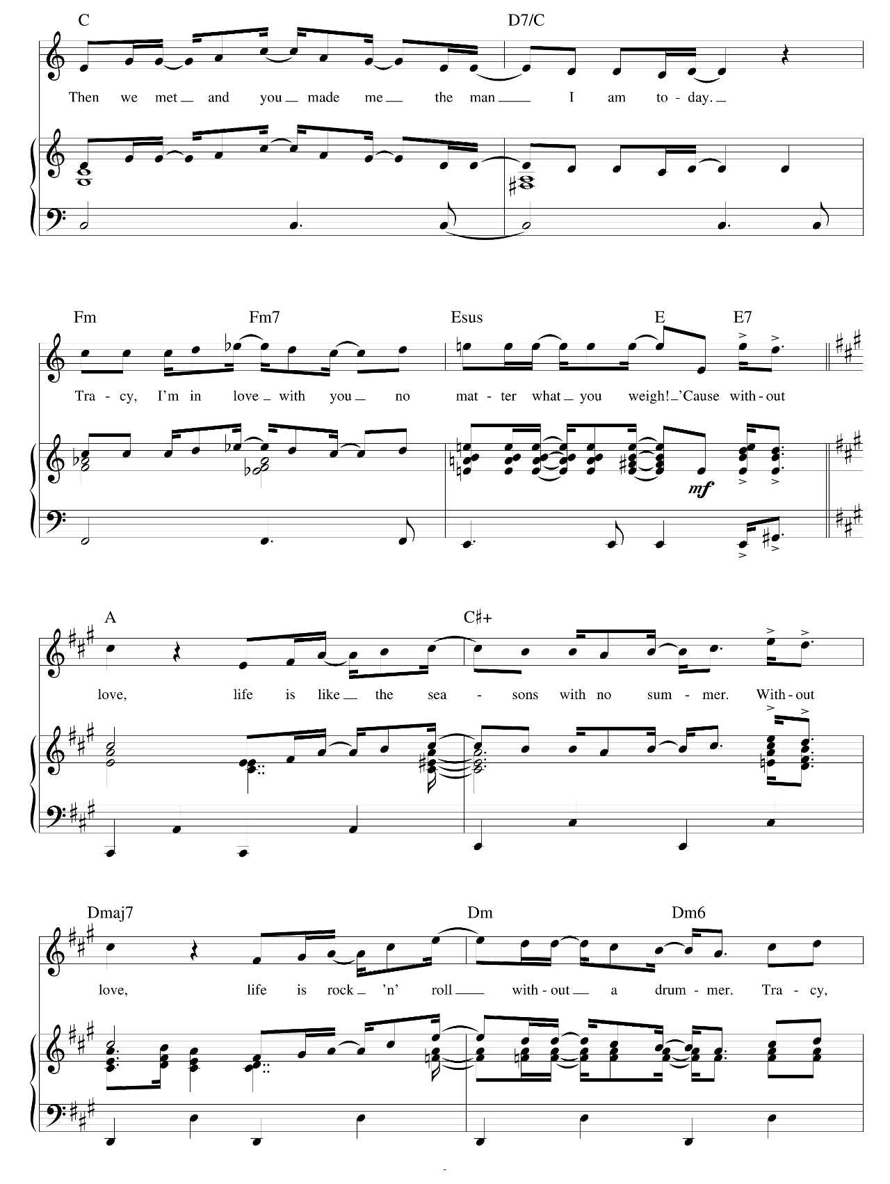 Without Love (from Hairspray) sheet music 2