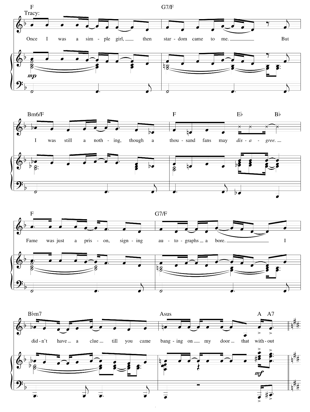 Without Love (from Hairspray) sheet music 4