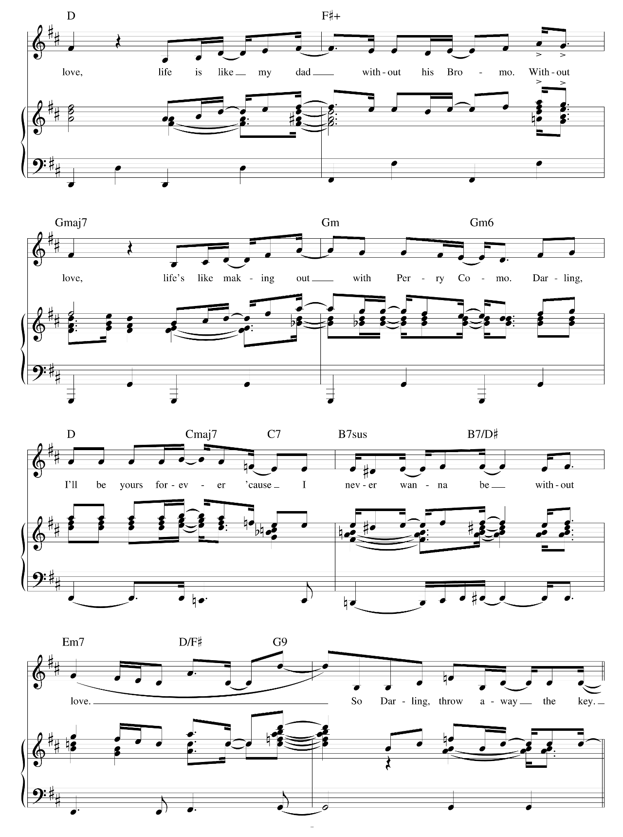 Without Love (from Hairspray) sheet music 5