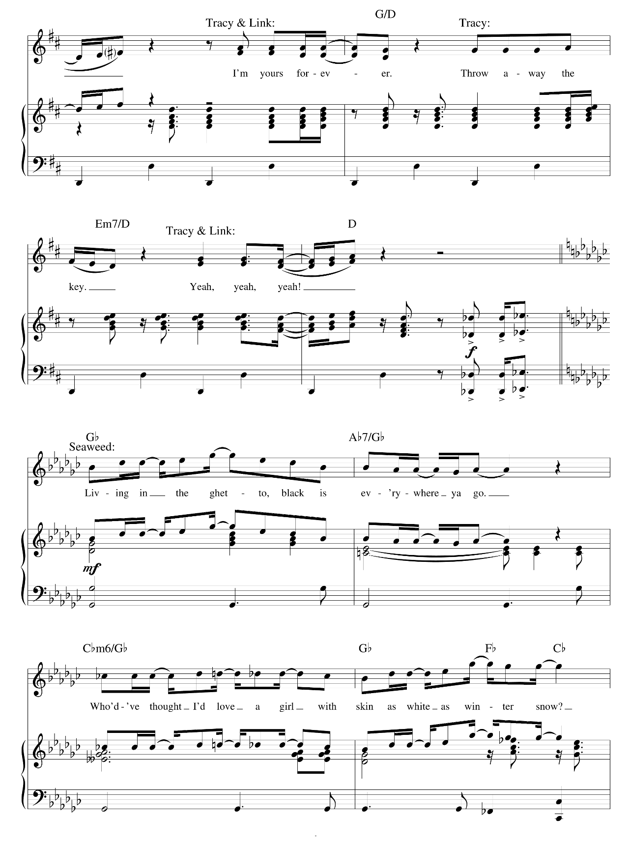 Without Love (from Hairspray) sheet music 6