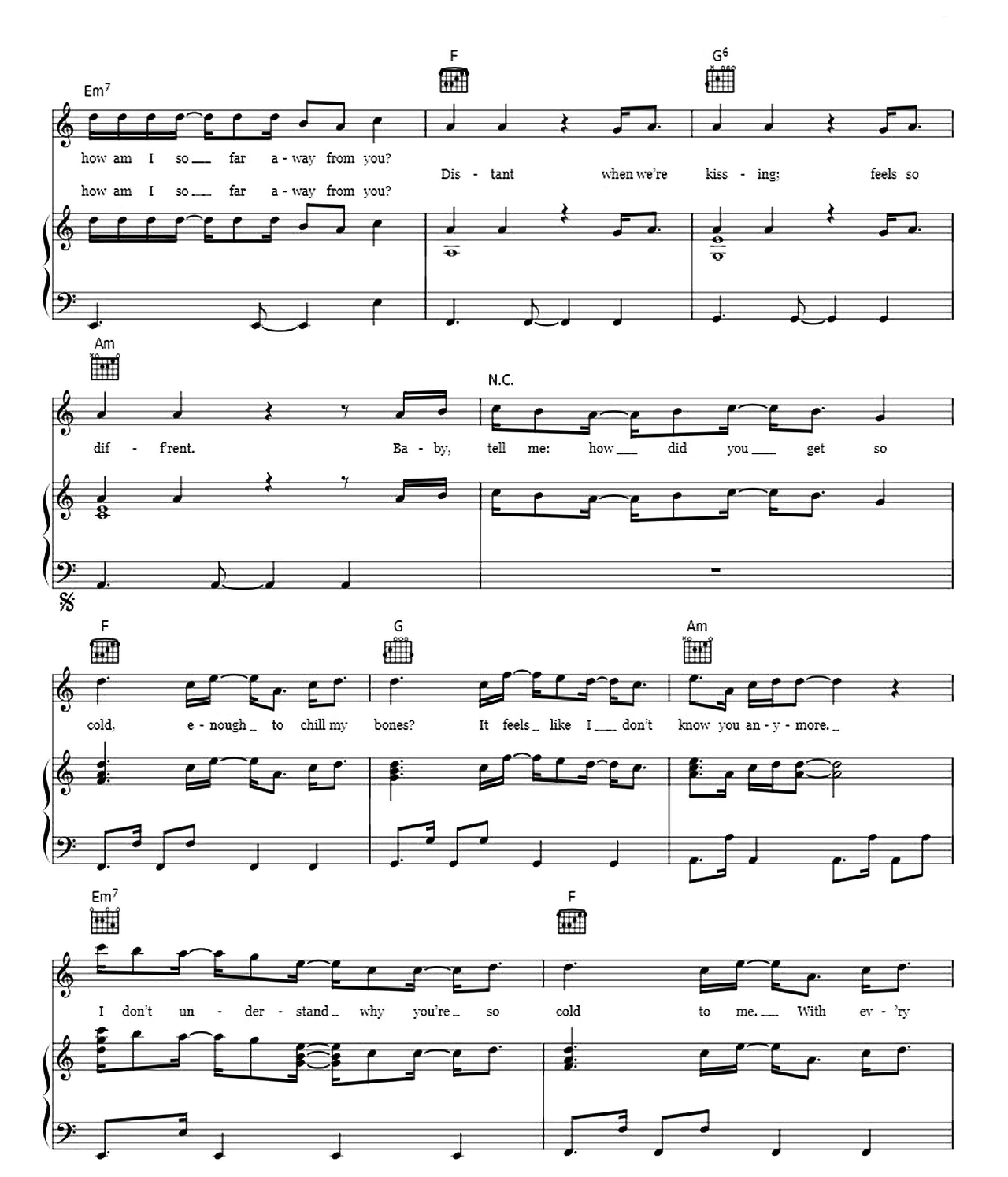 Cold sheet music 3