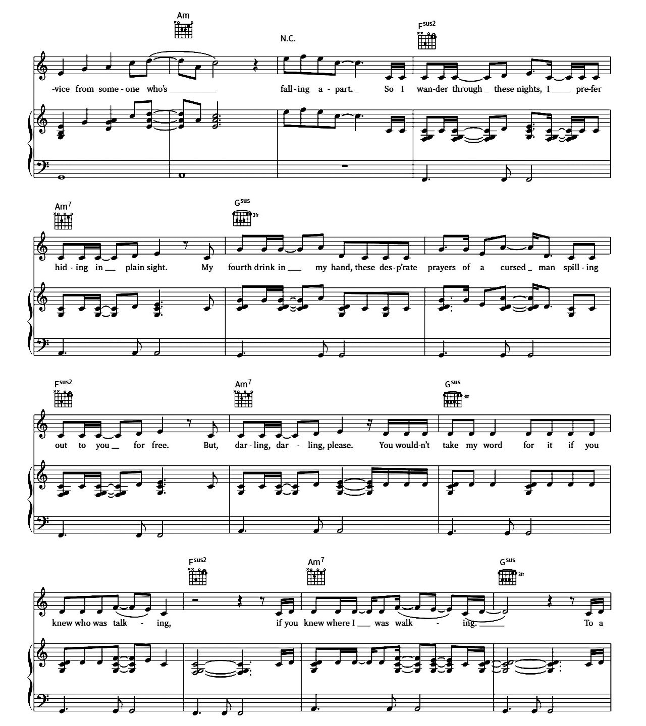 Dear Reader sheet music 4