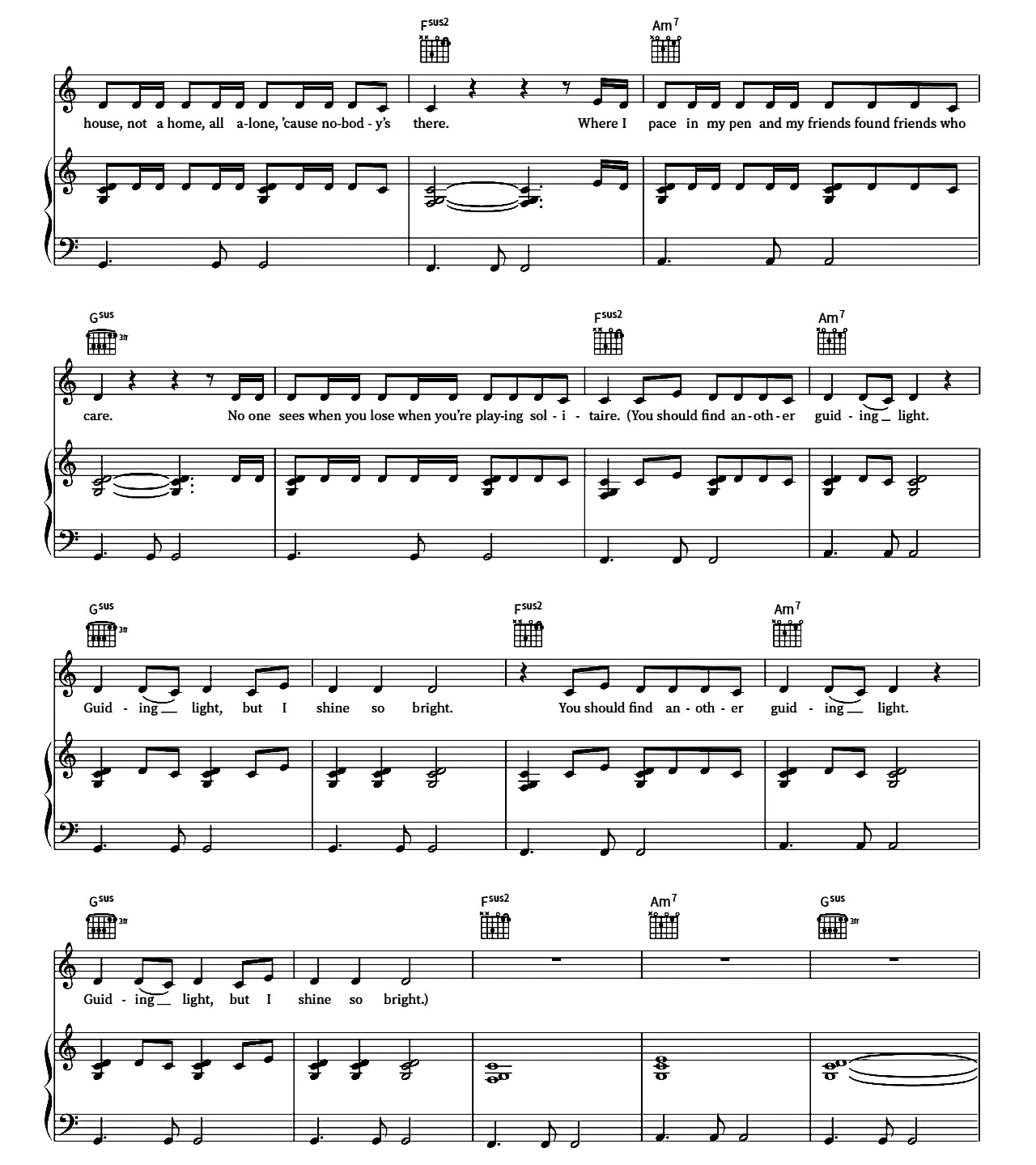 Dear Reader sheet music 5