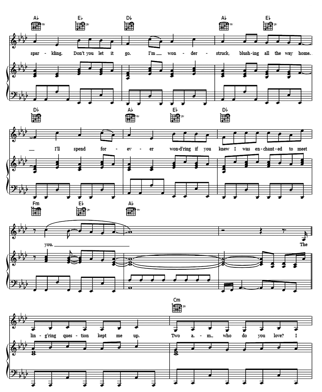 Enchanted sheet music 4