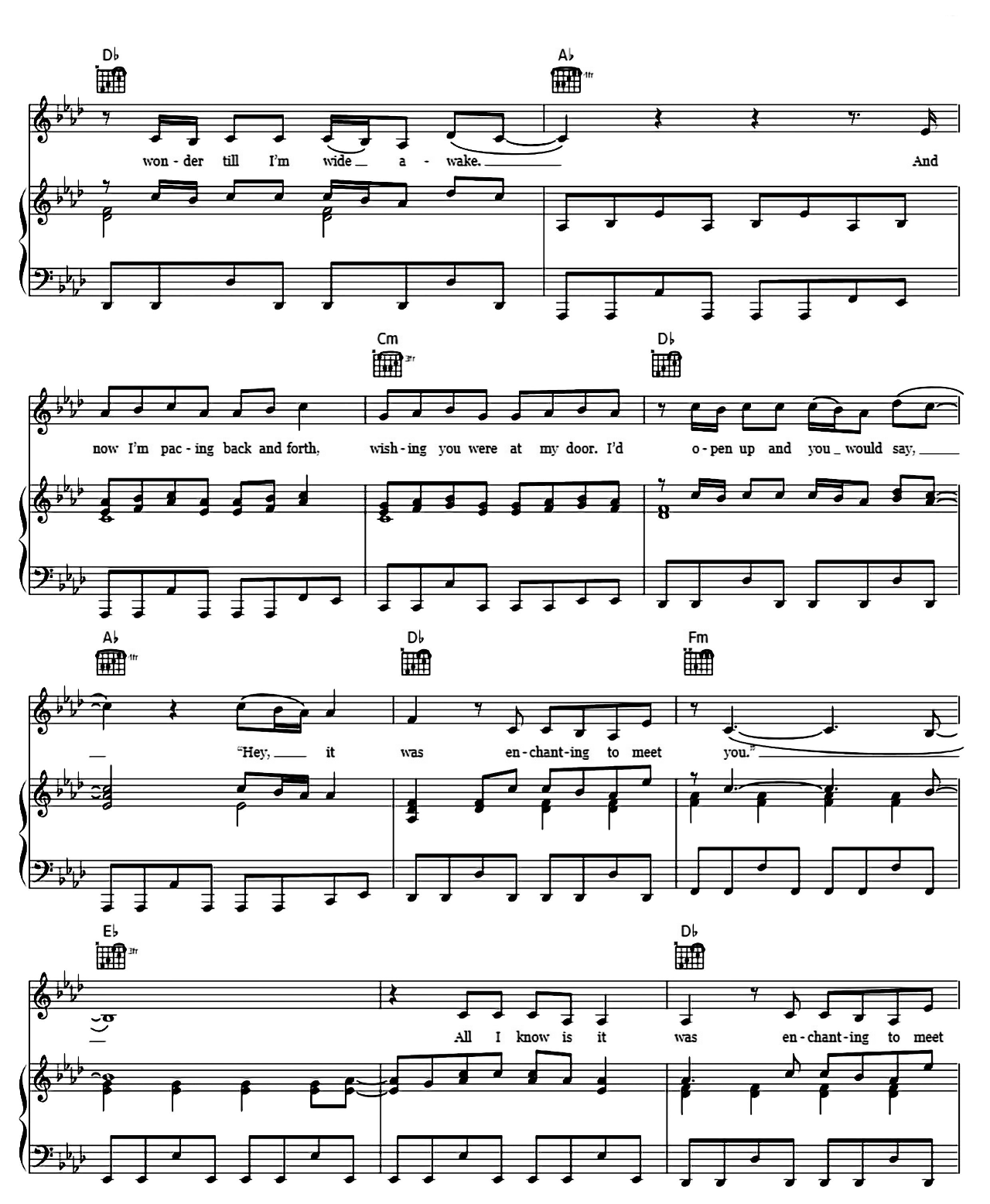 Enchanted sheet music 5