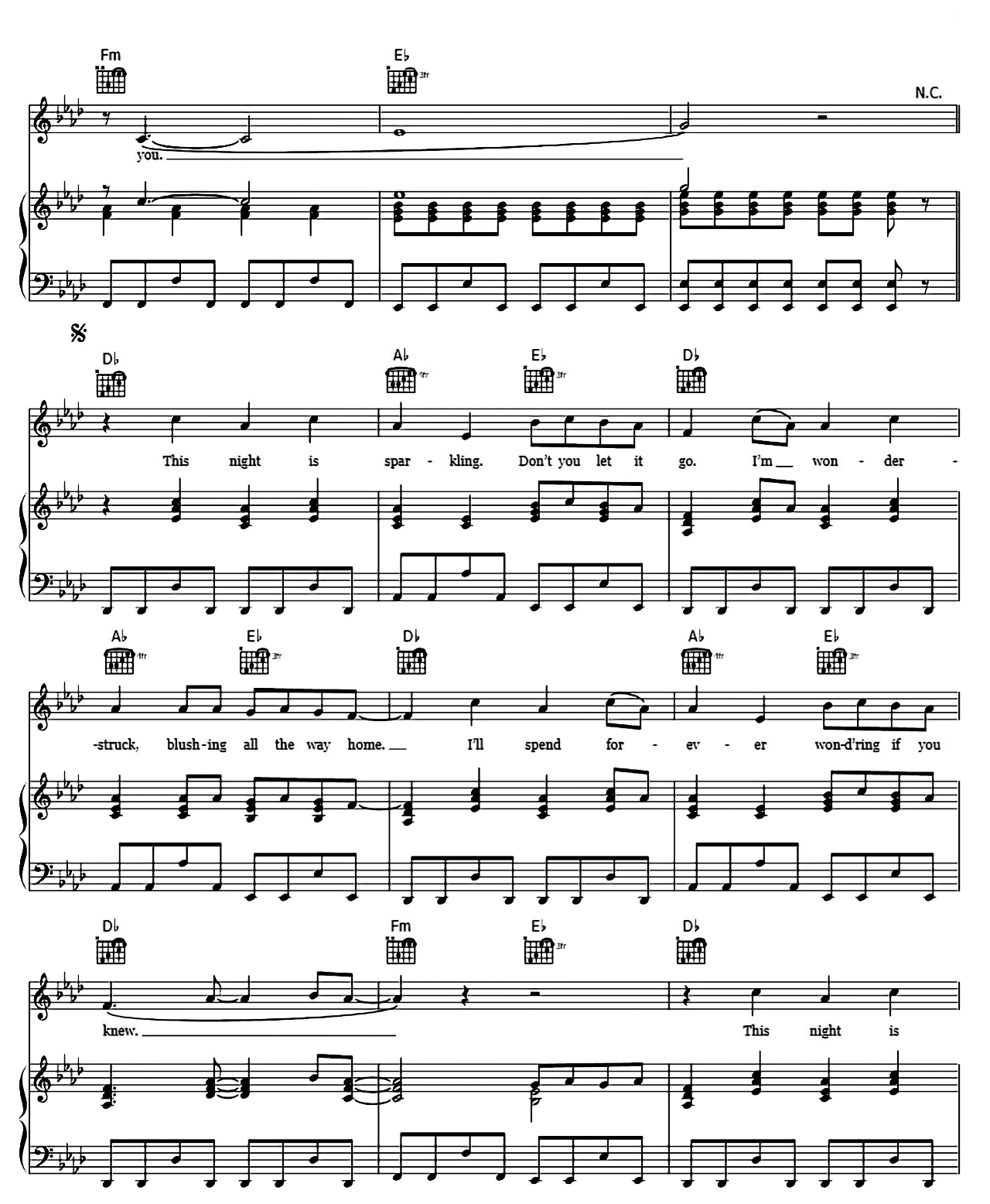 Enchanted sheet music 6
