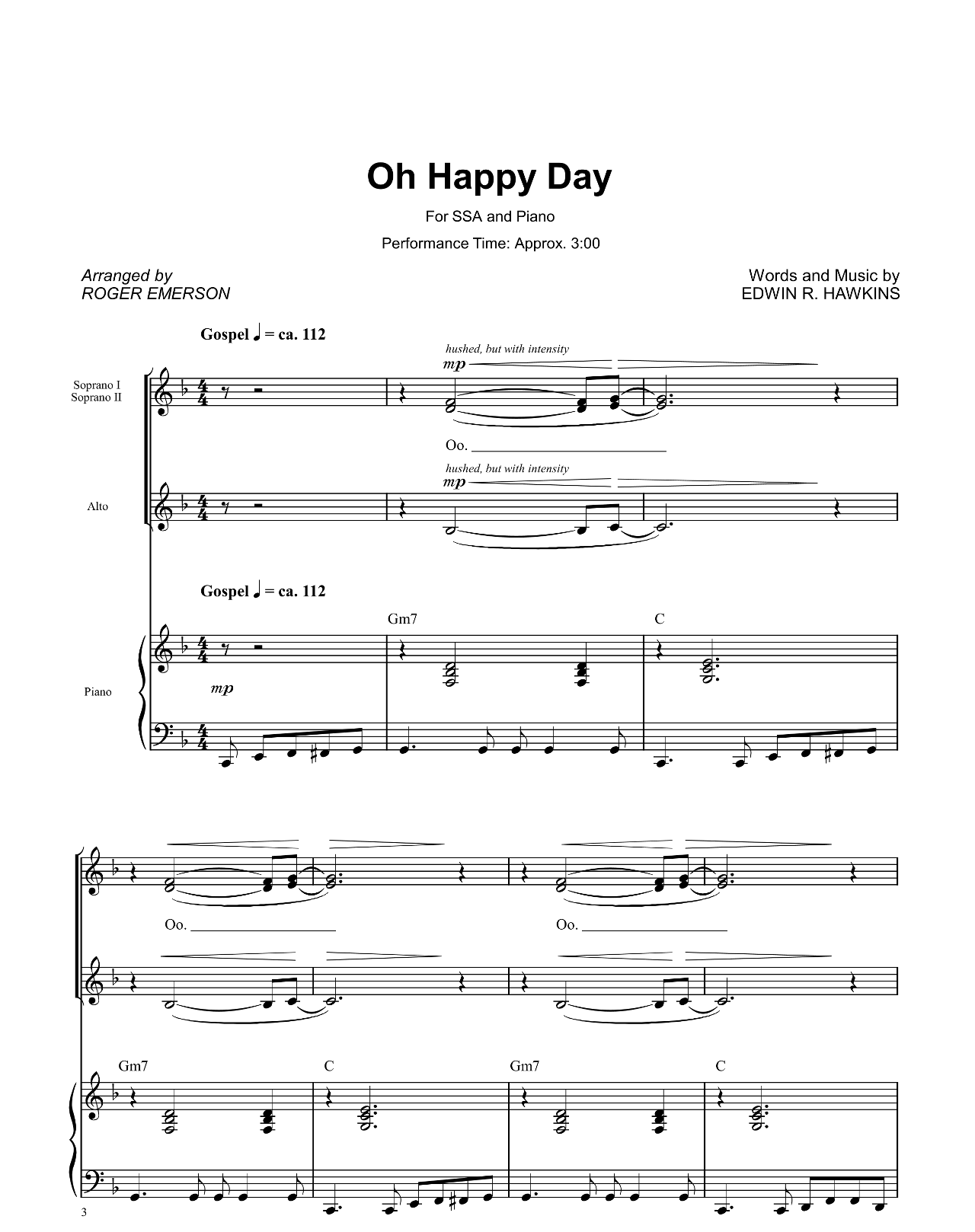 Oh Happy Day (from Sister Act) sheet music