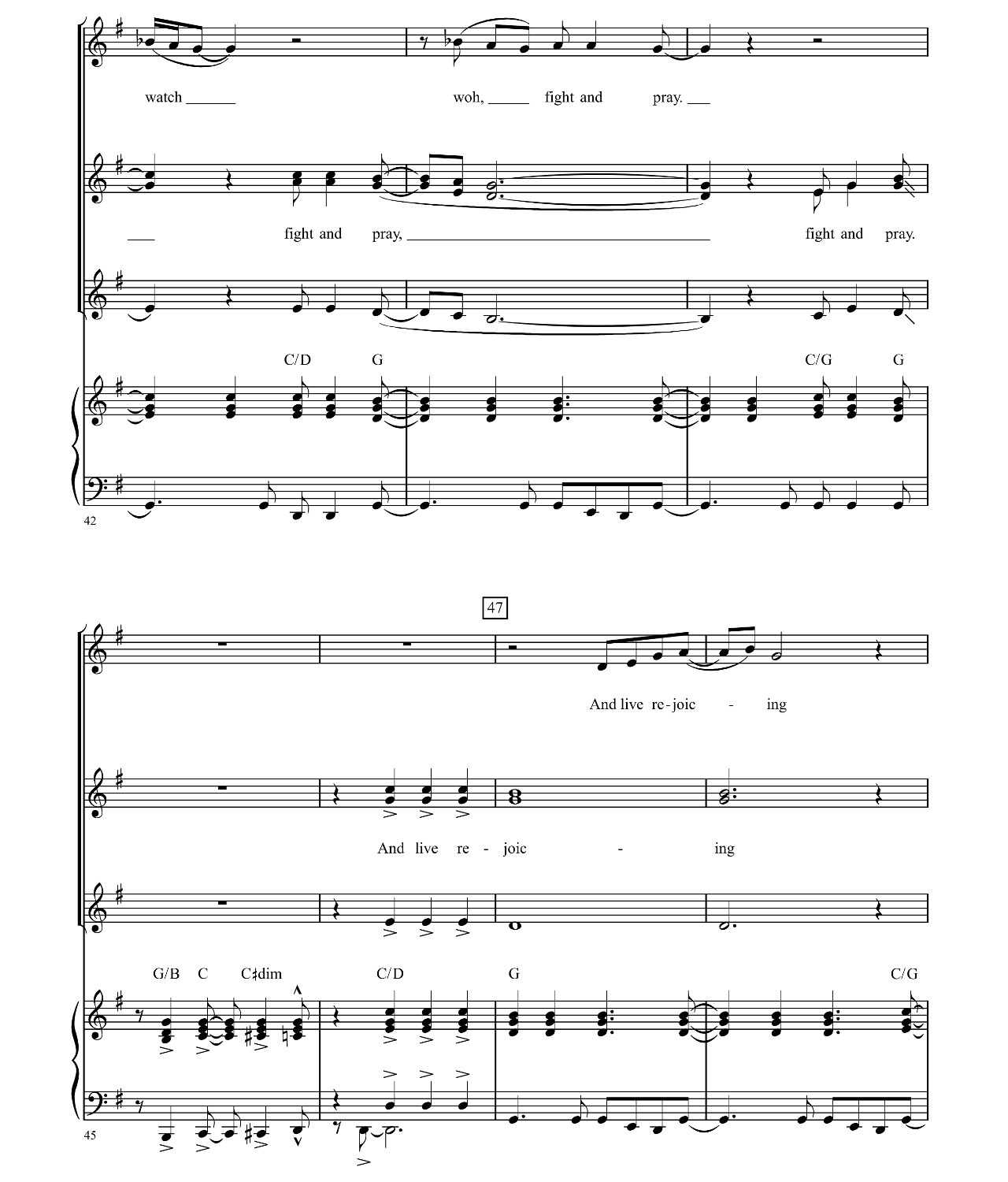 Oh Happy Day (from Sister Act) sheet music 8