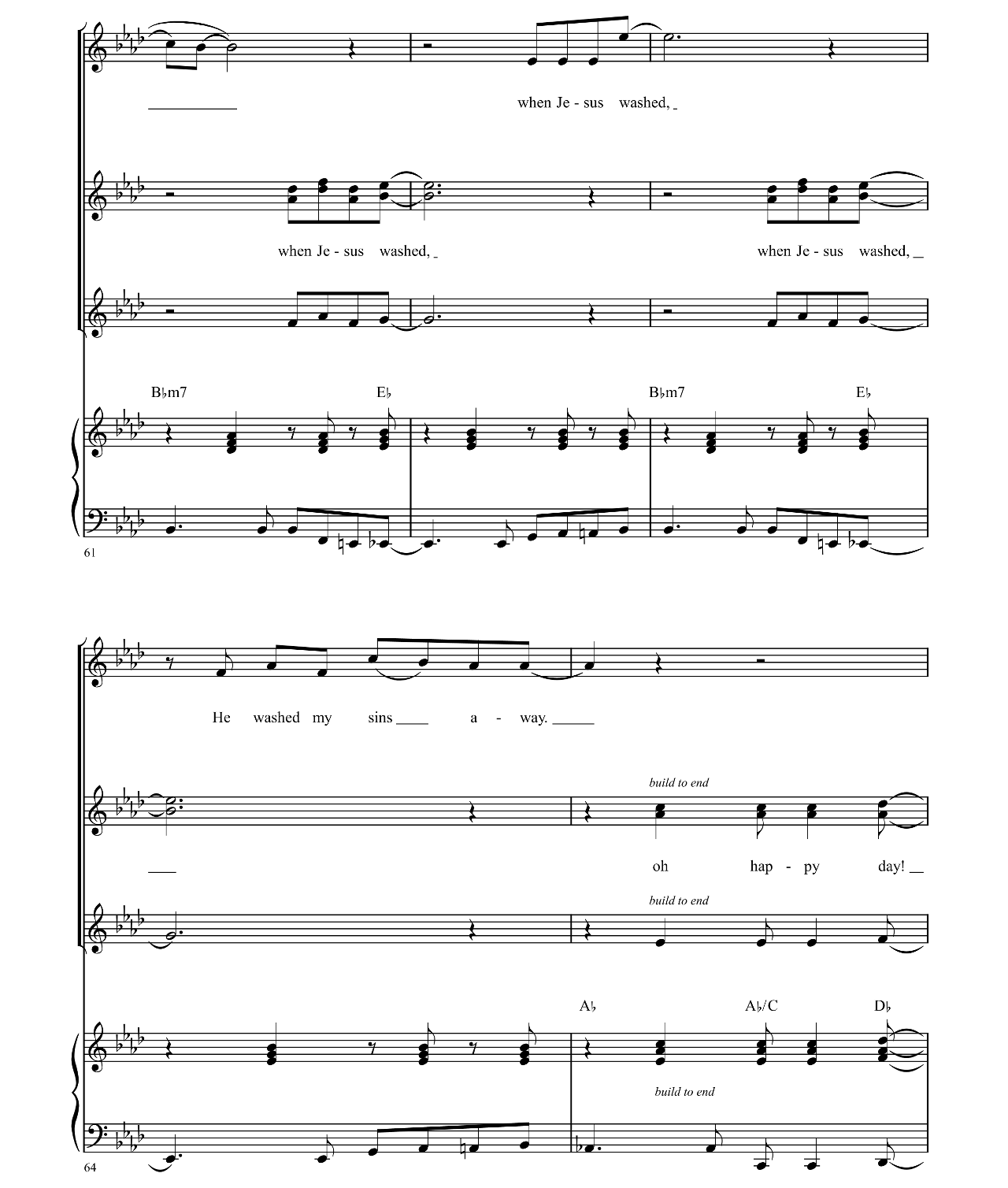 Oh Happy Day (from Sister Act) sheet music 11