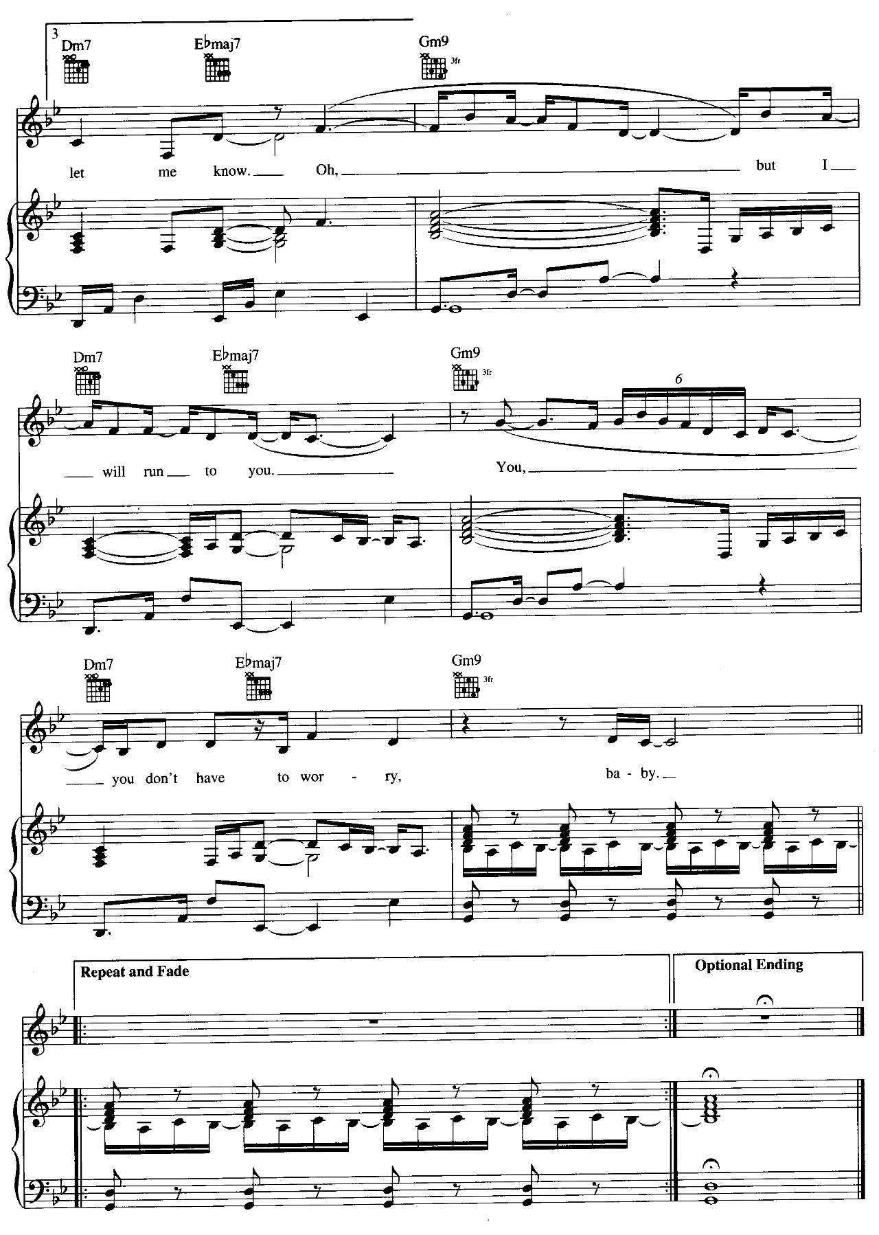 Troubles sheet music 8