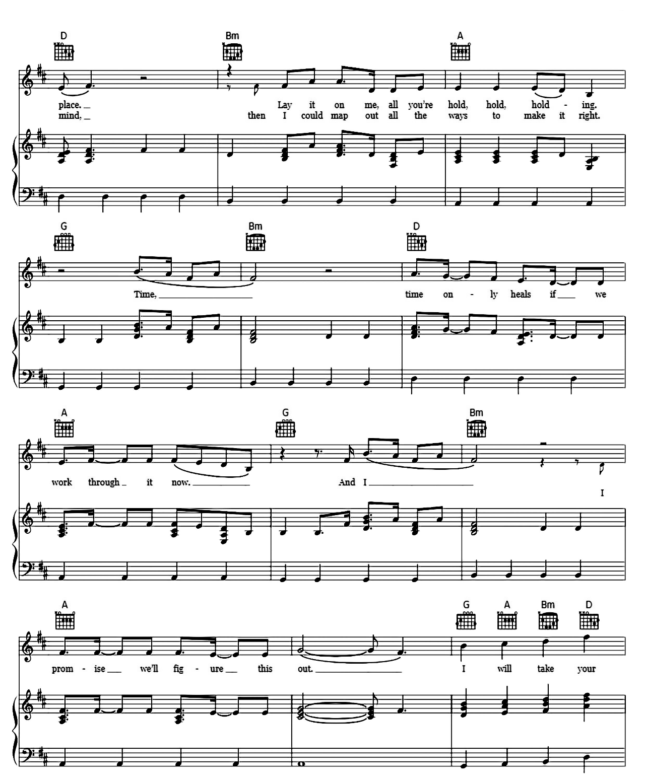 Hesitate sheet music 2