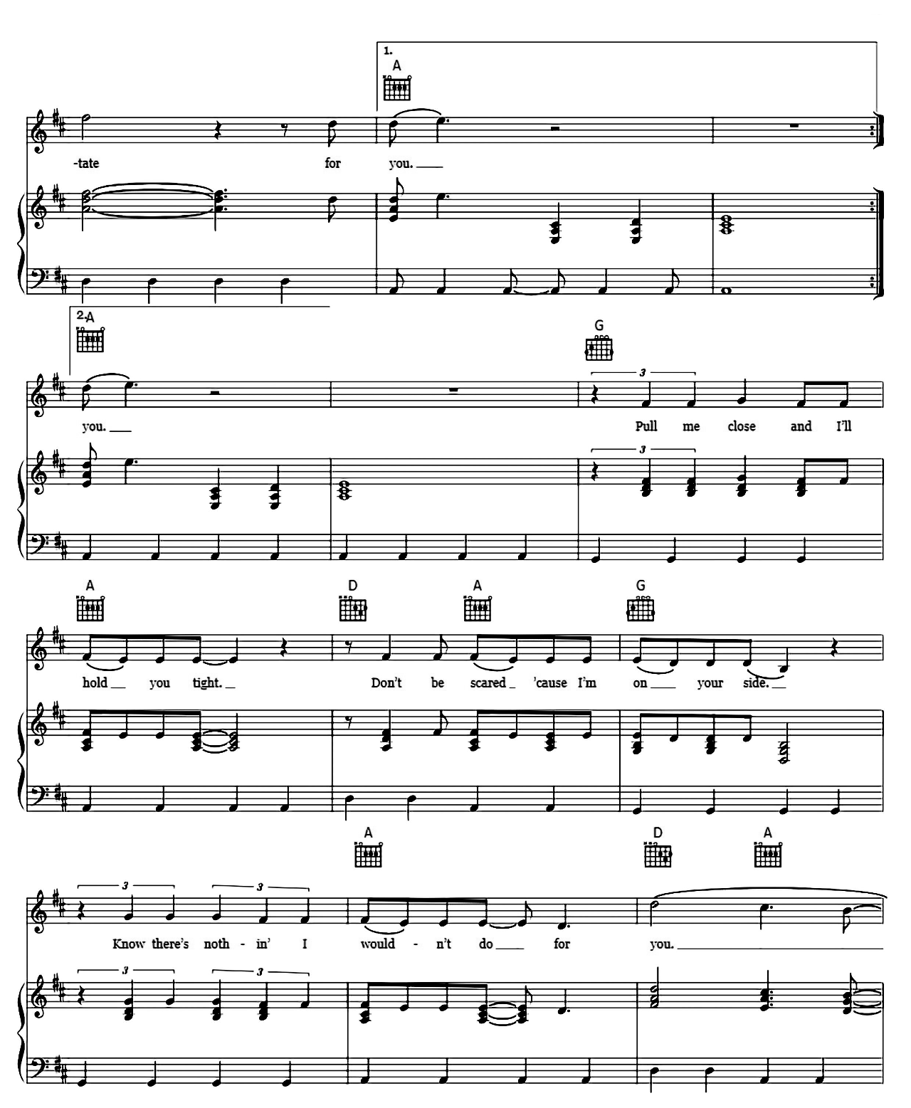 Hesitate sheet music 4