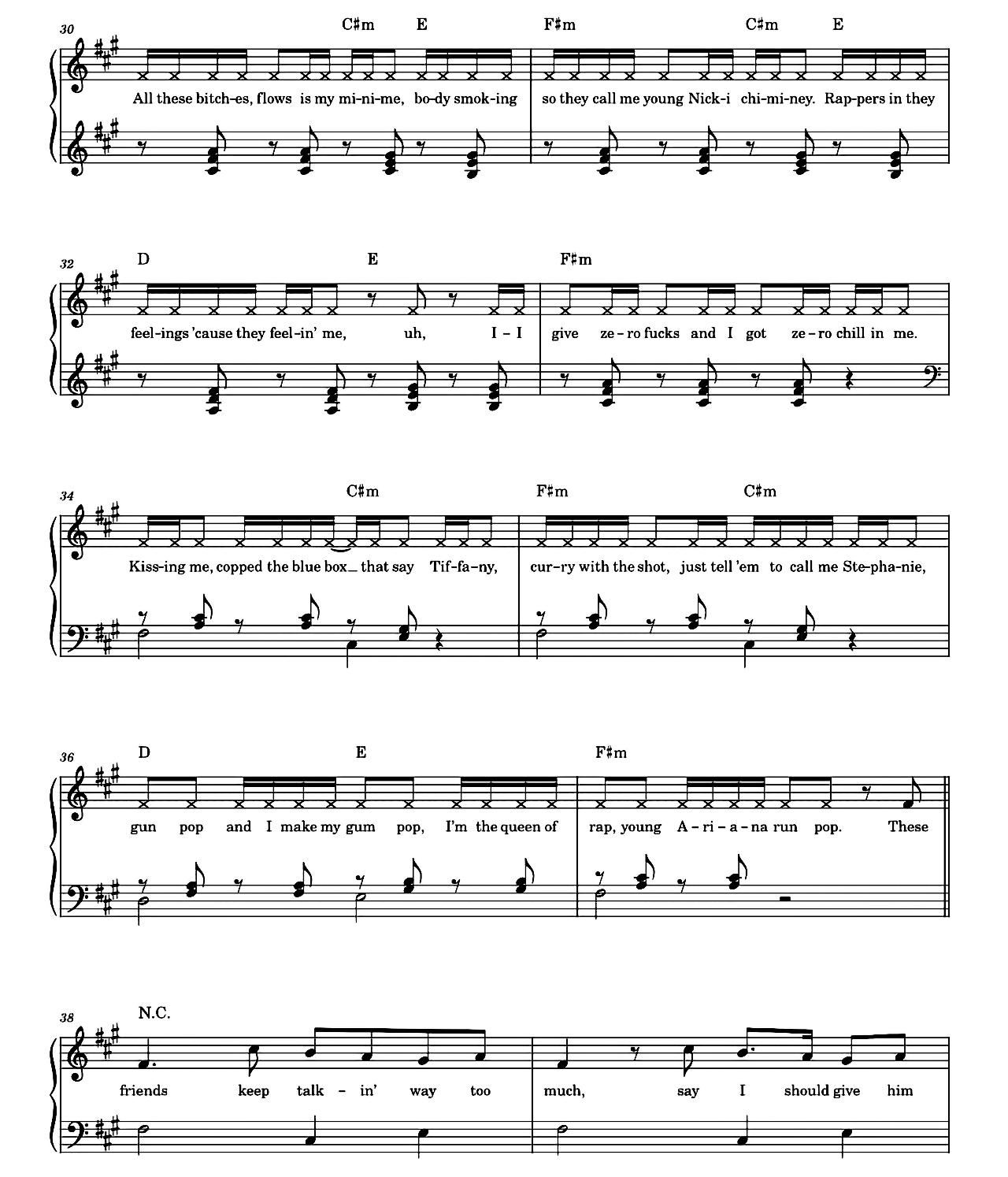 Side To Side sheet music 4