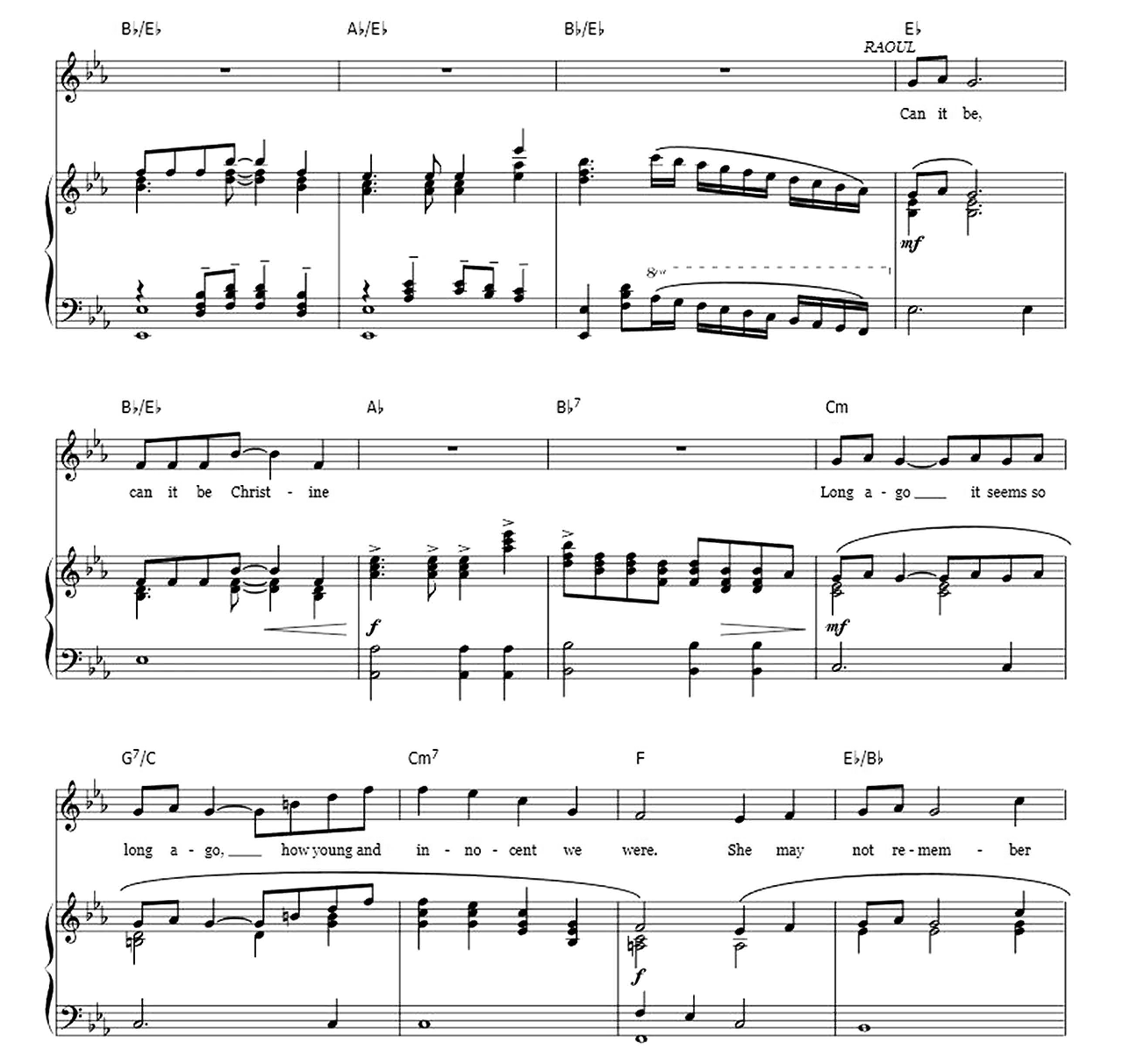 Think Of Me (From The Phantom Of The Opera) sheet music 6