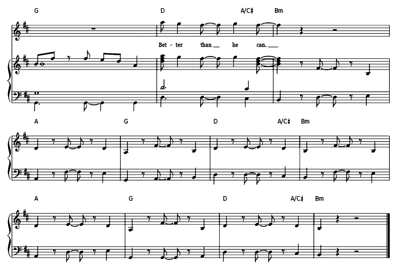 Treat You Better sheet music 7