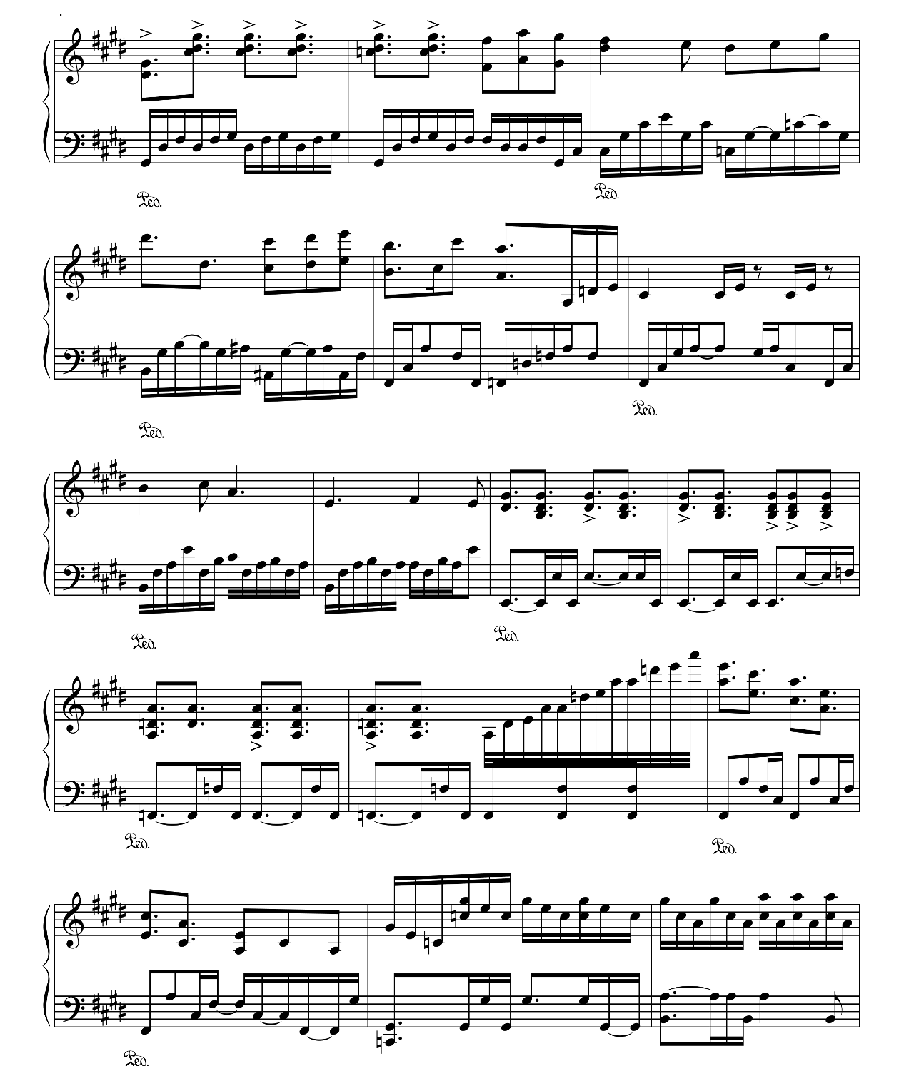 Fotografia sheet music 4