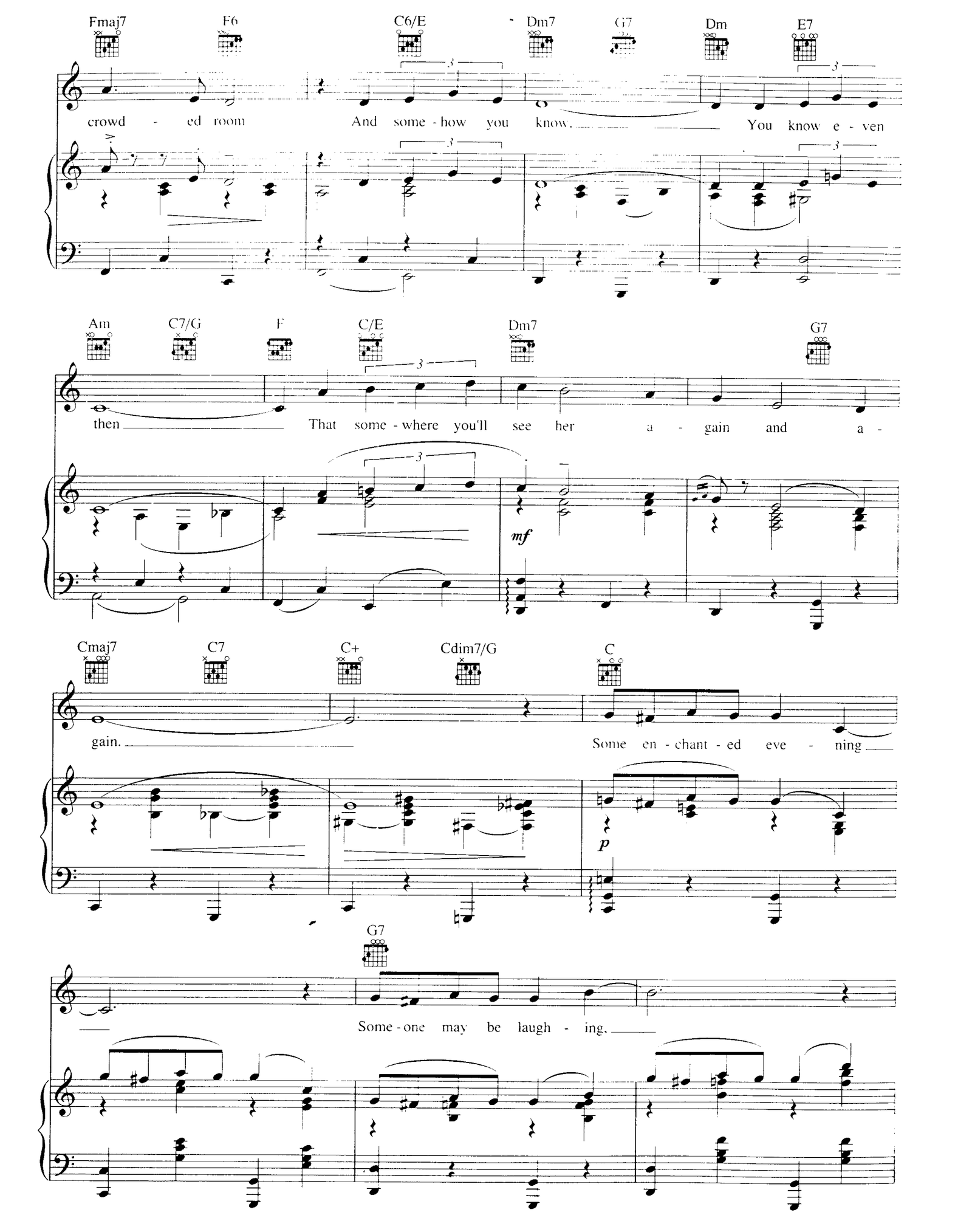 Some Enchanted Evening sheet music 2