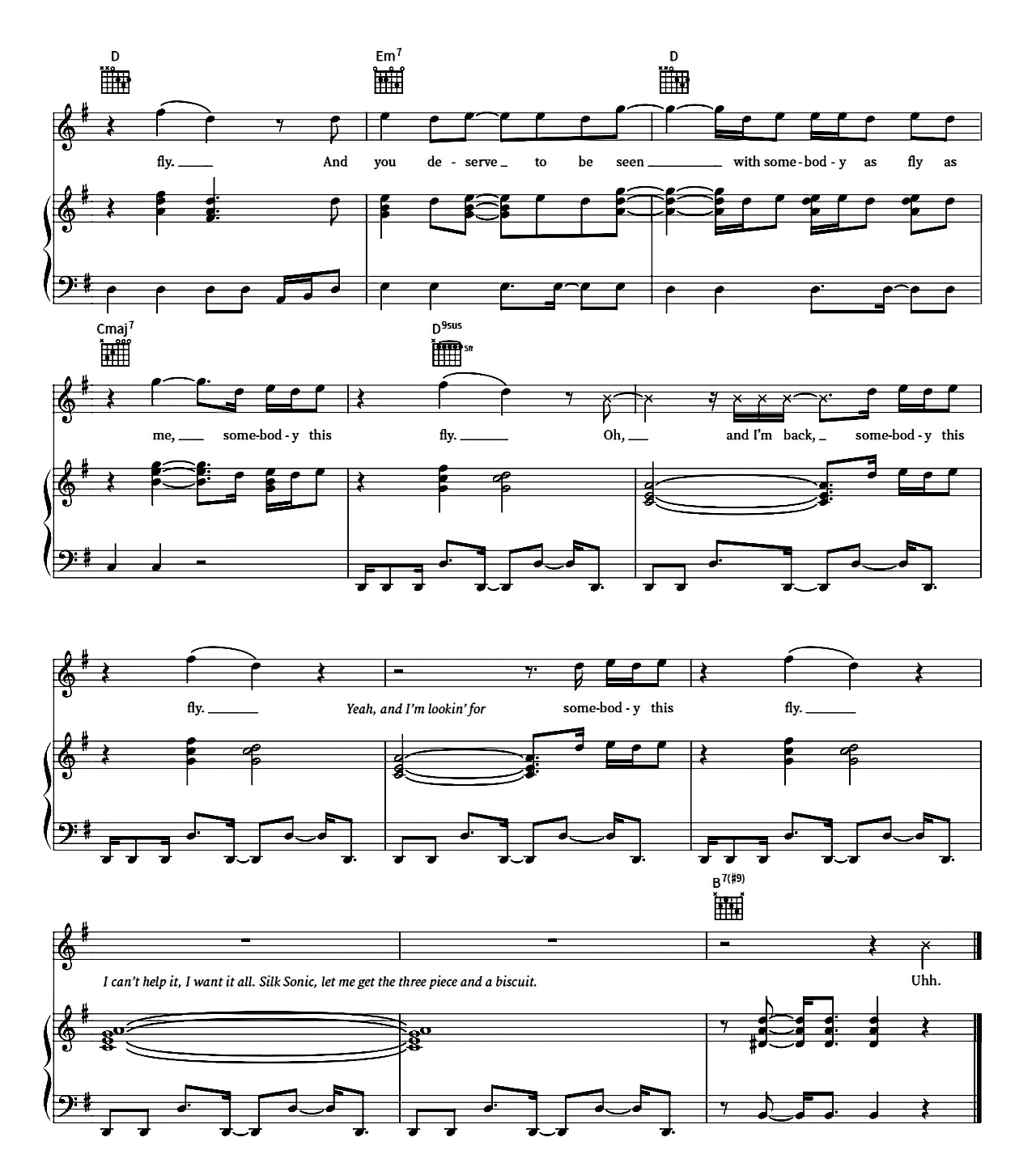 Fly As Me sheet music 6