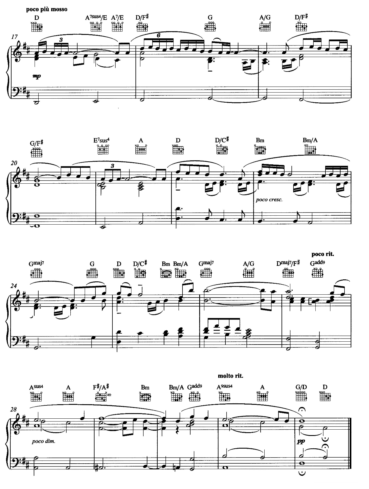 Gabriel's Oboe sheet music 2