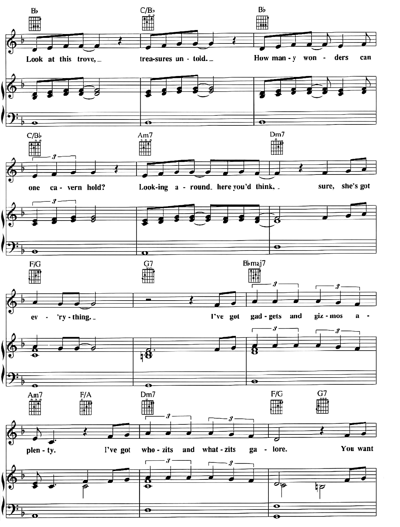 Part Of Your World sheet music 2