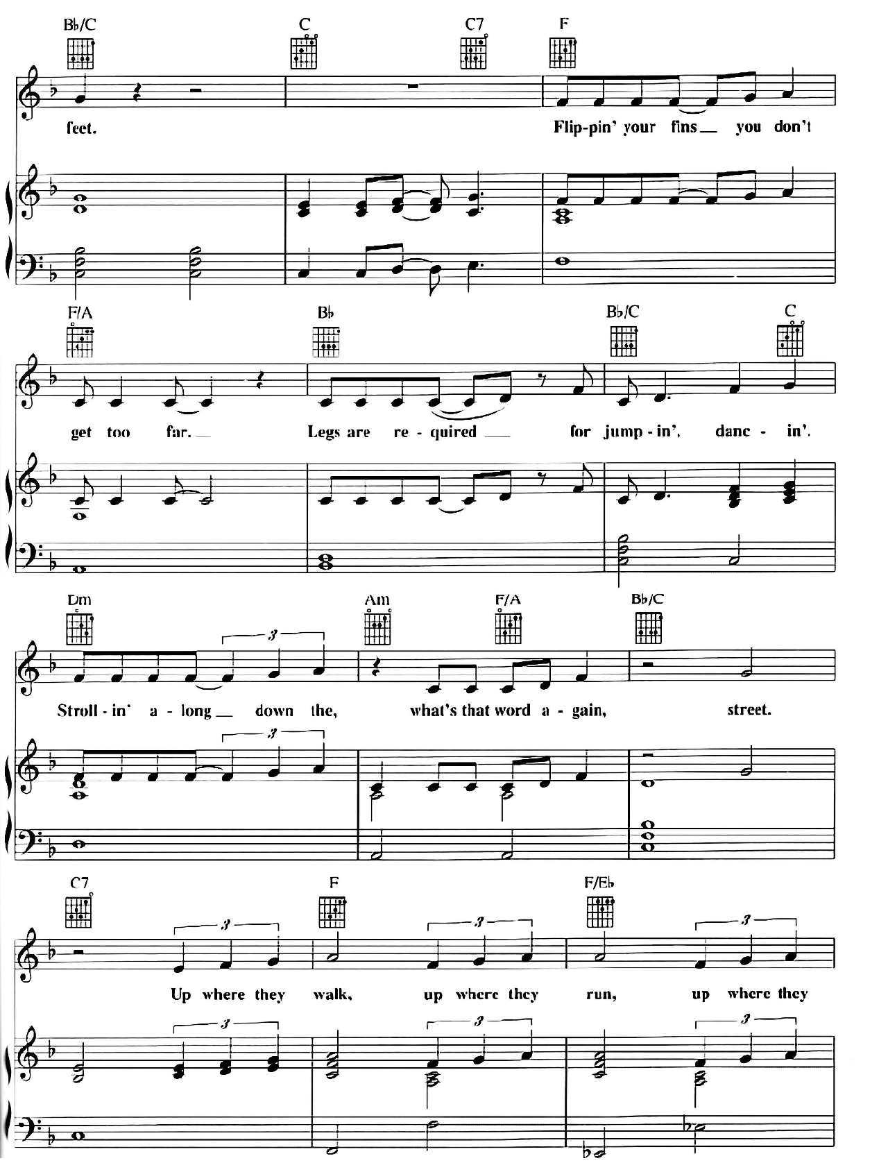Part Of Your World sheet music 4