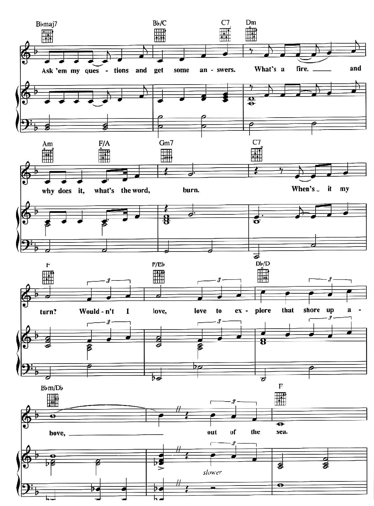 Part Of Your World sheet music 7