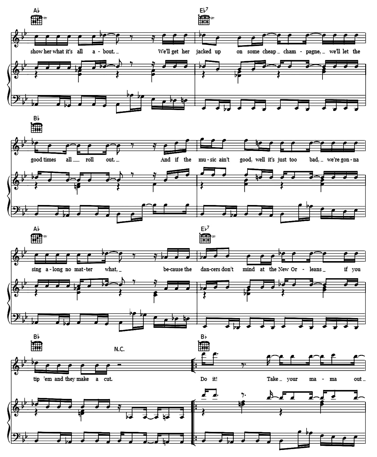 Take Your Mama sheet music 7