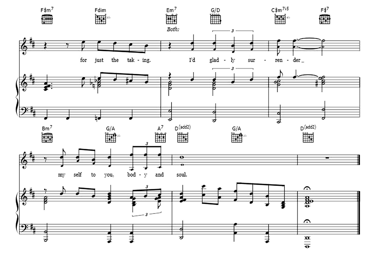 Body And Soul sheet music 6