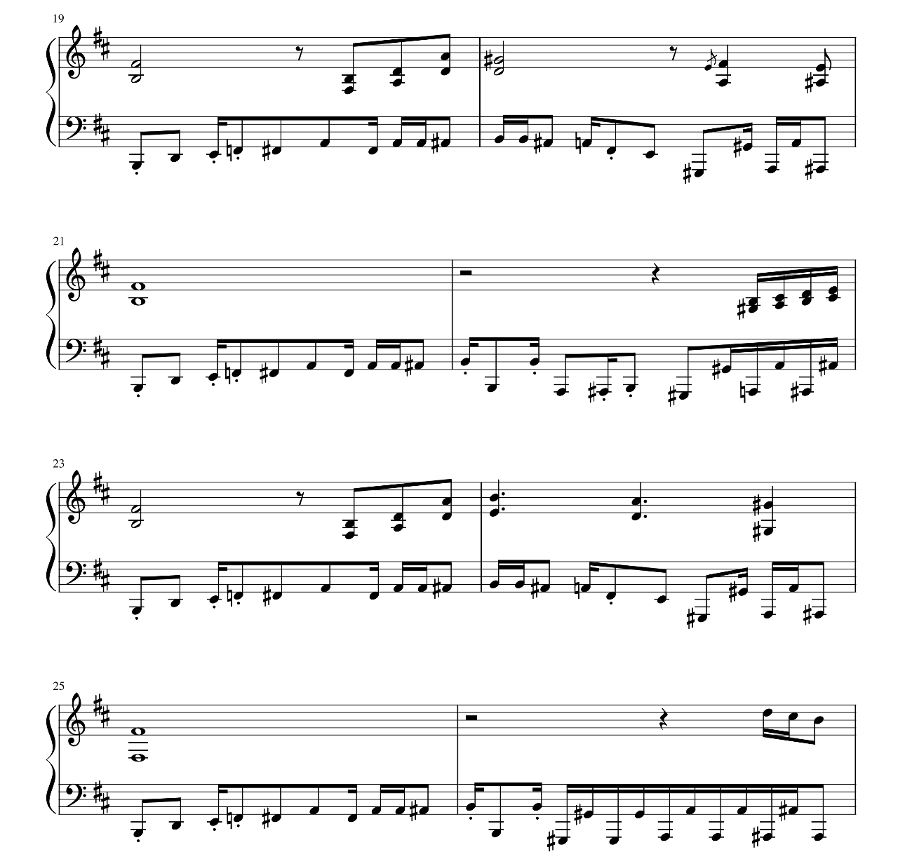 Giorno's Theme (from Jojo's Bizarre Adventure) sheet music 3