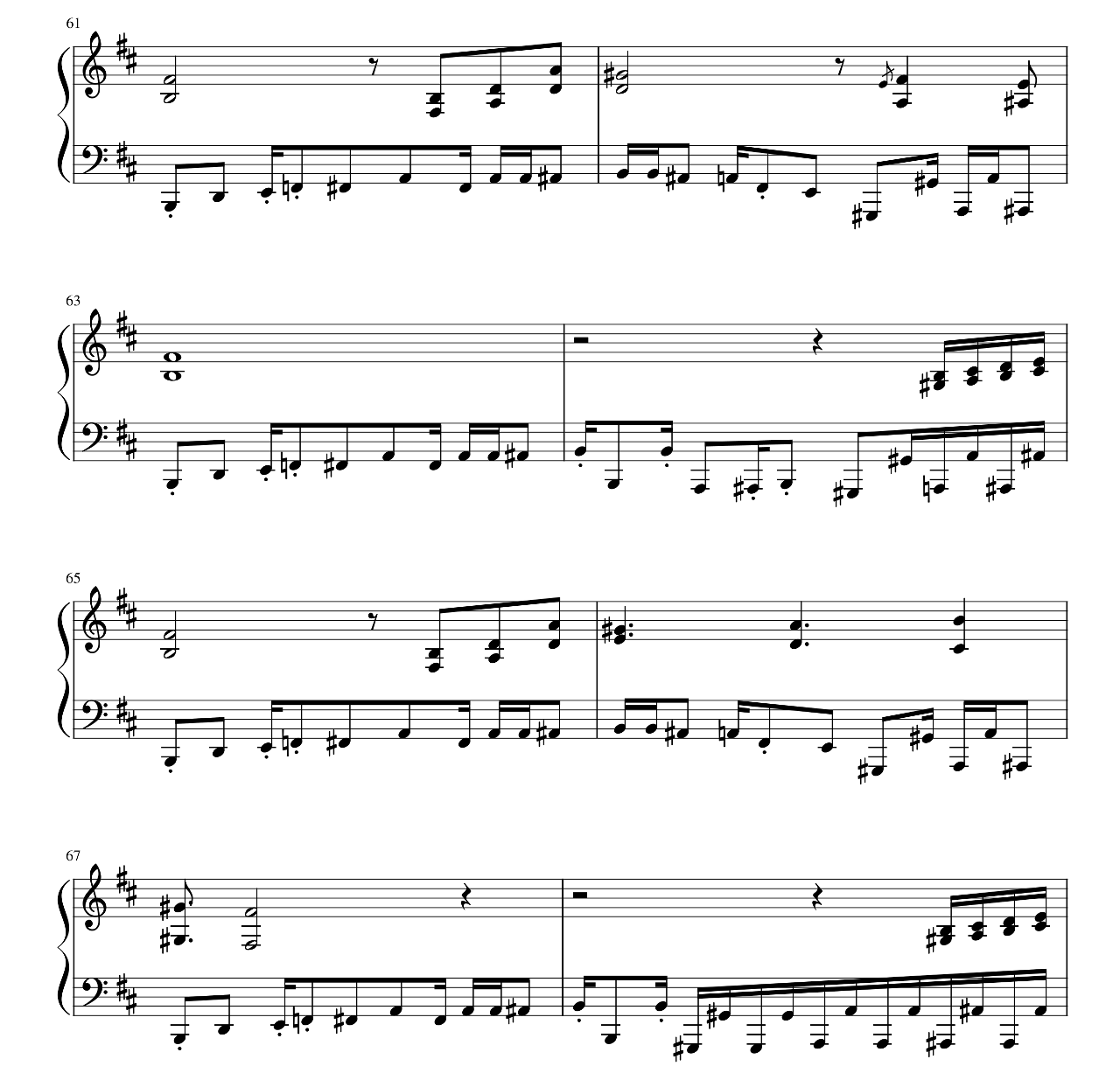 Giorno's Theme (from Jojo's Bizarre Adventure) sheet music 7