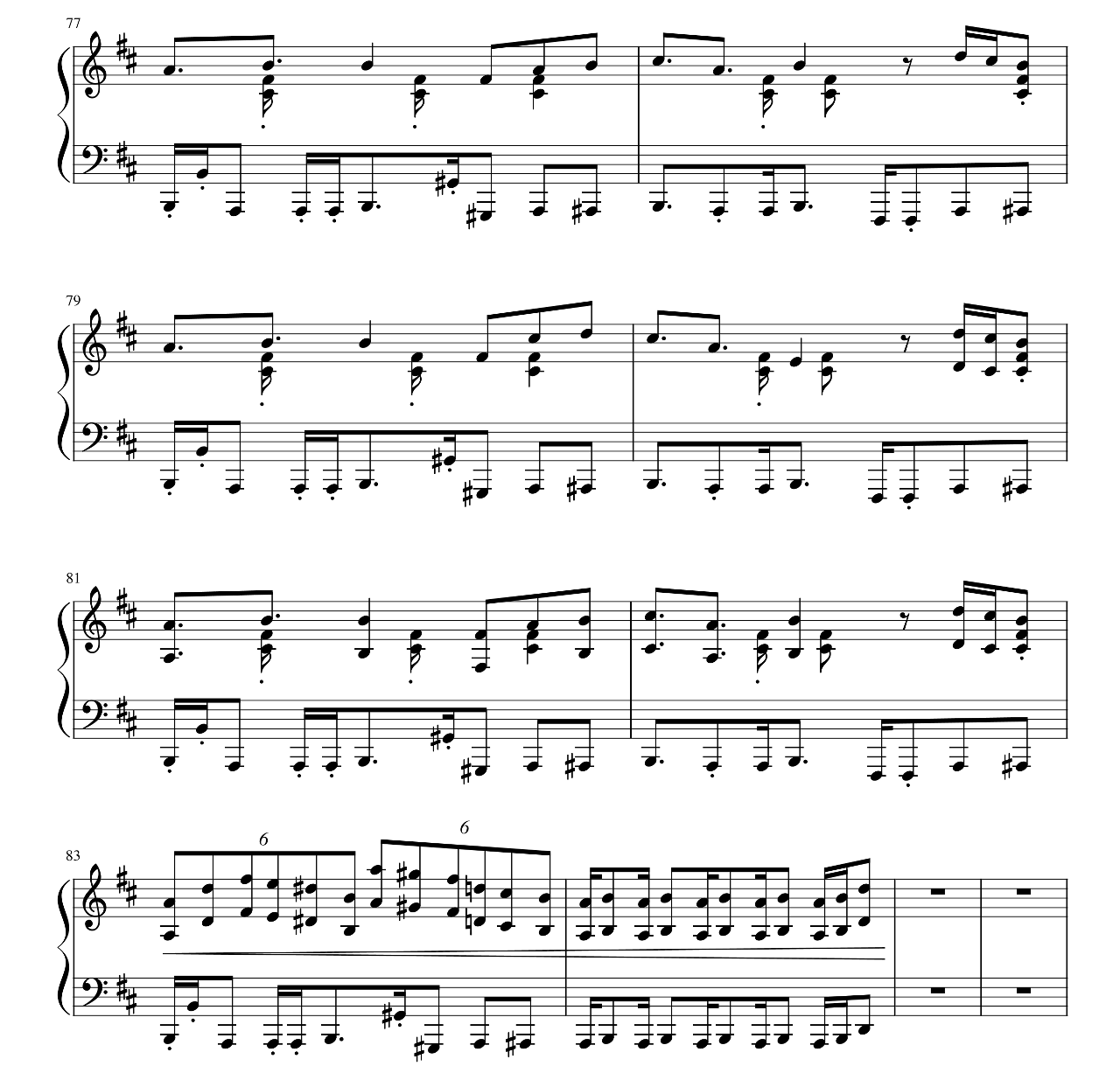 Giorno's Theme (from Jojo's Bizarre Adventure) sheet music 9