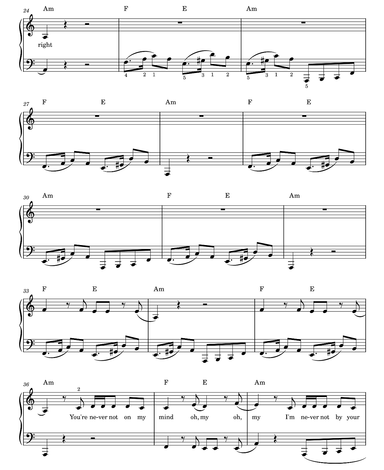 Nobody Like U (from Turning Red) sheet music 3