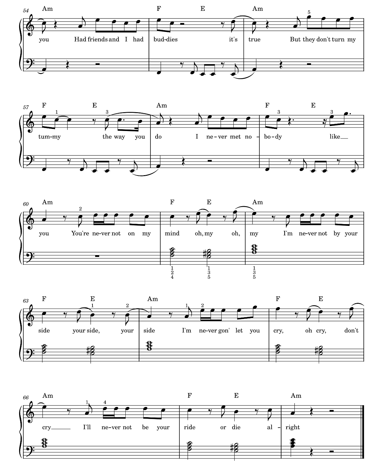 Nobody Like U (from Turning Red) sheet music 5