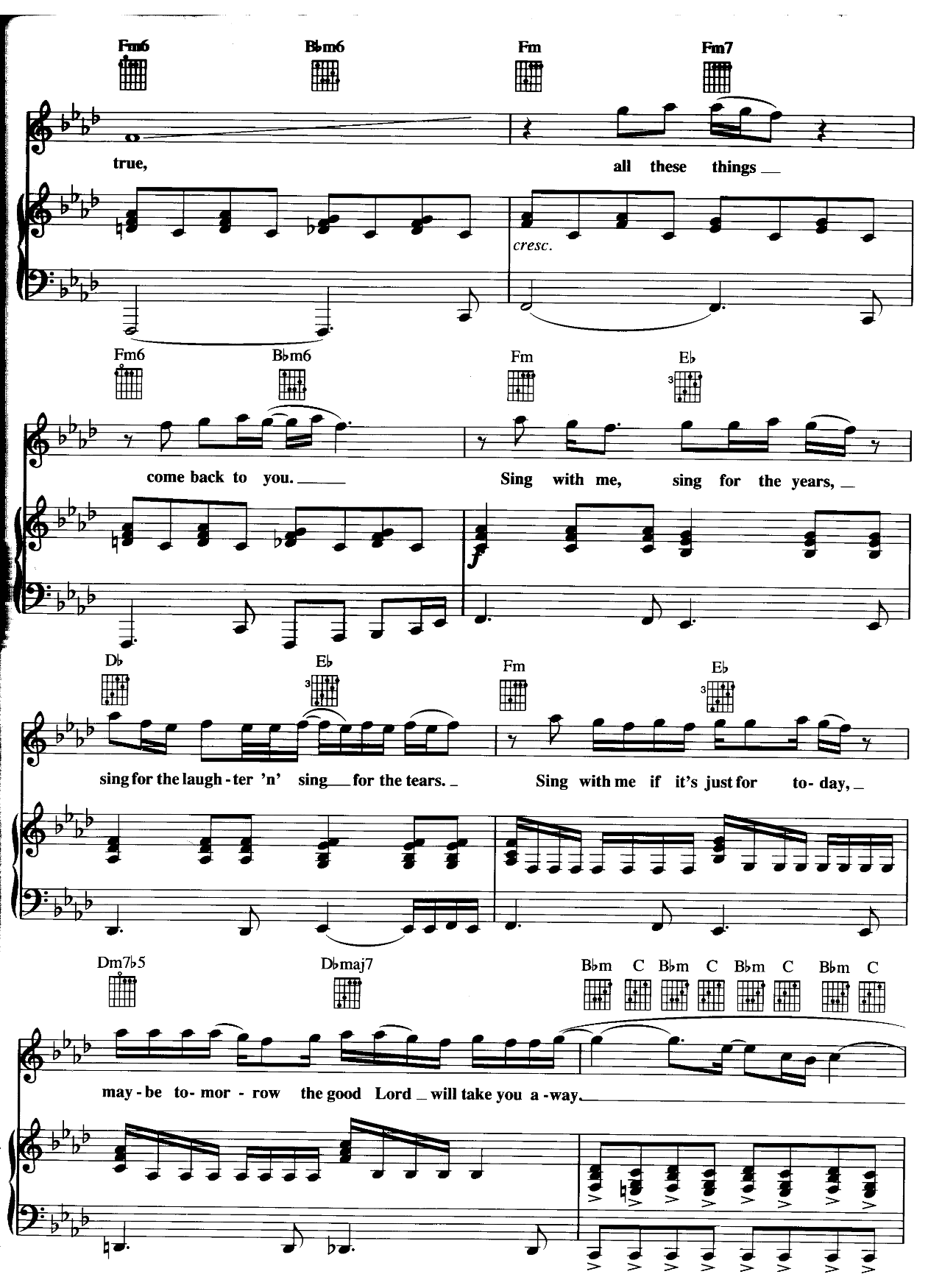 Dream On sheet music 4