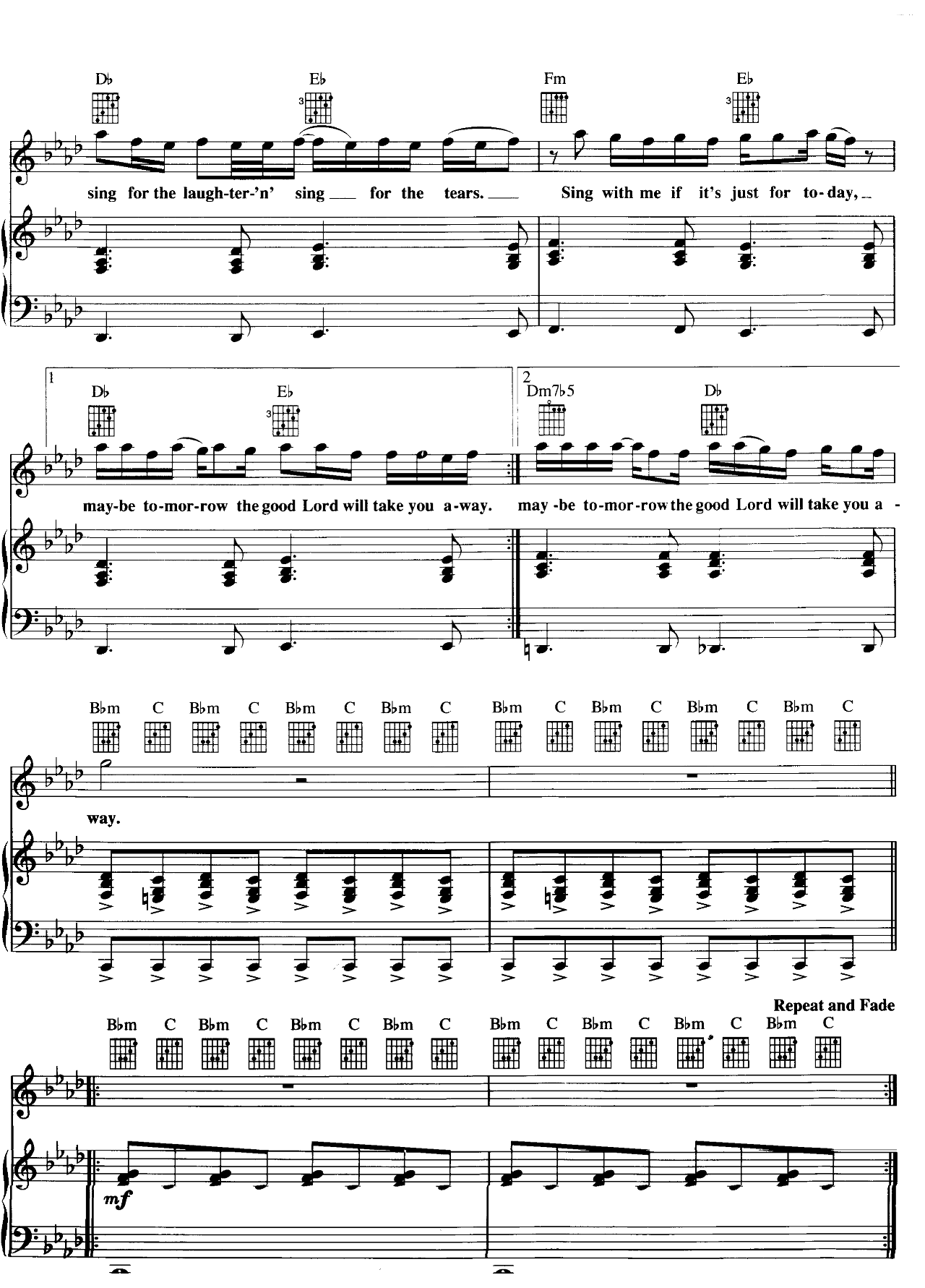 Dream On sheet music 7