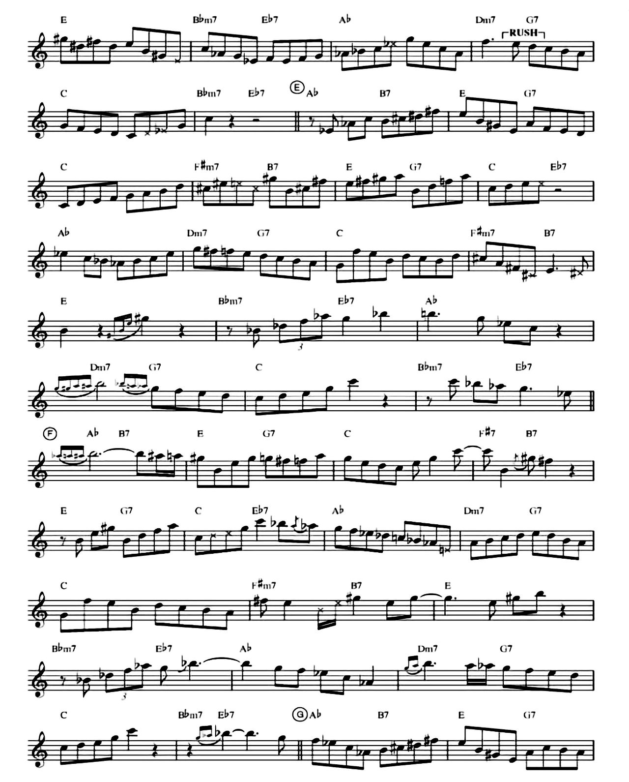 Giant Steps sheet music 3