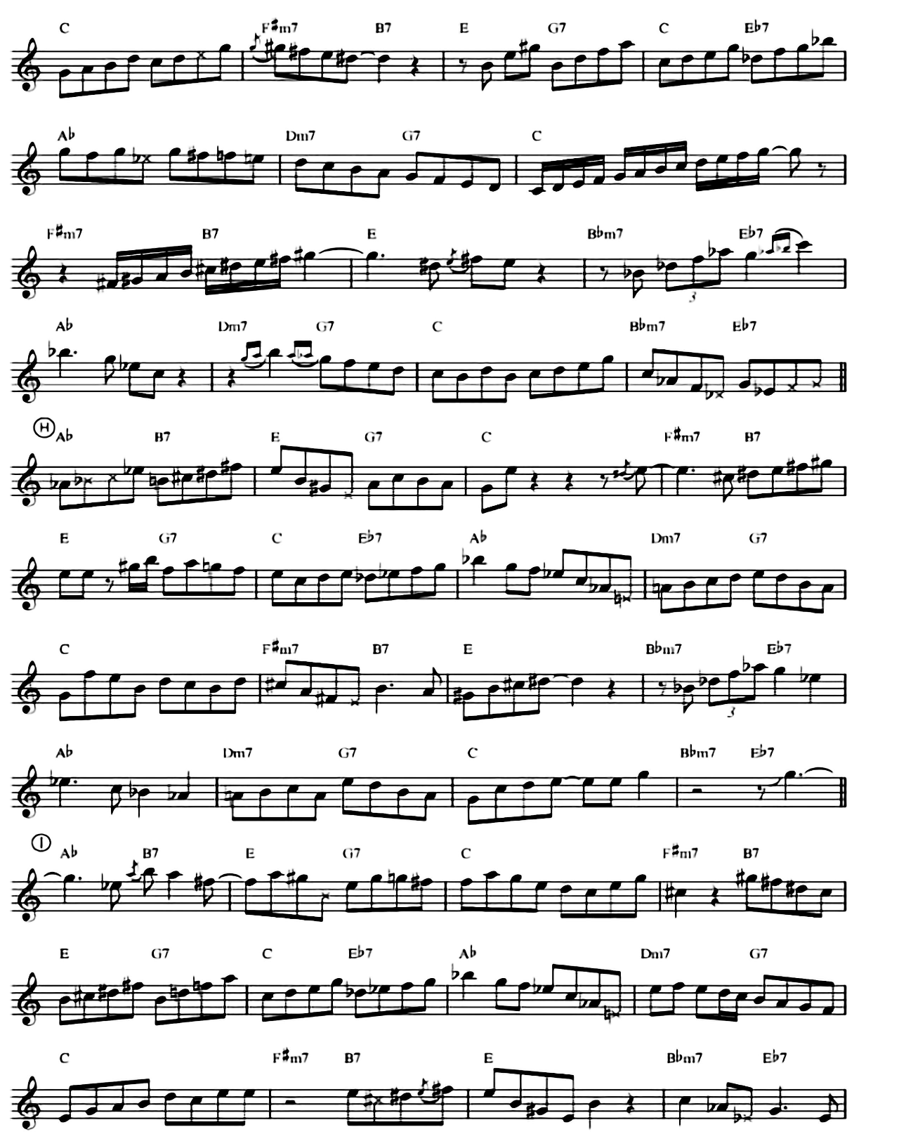 Giant Steps sheet music 4