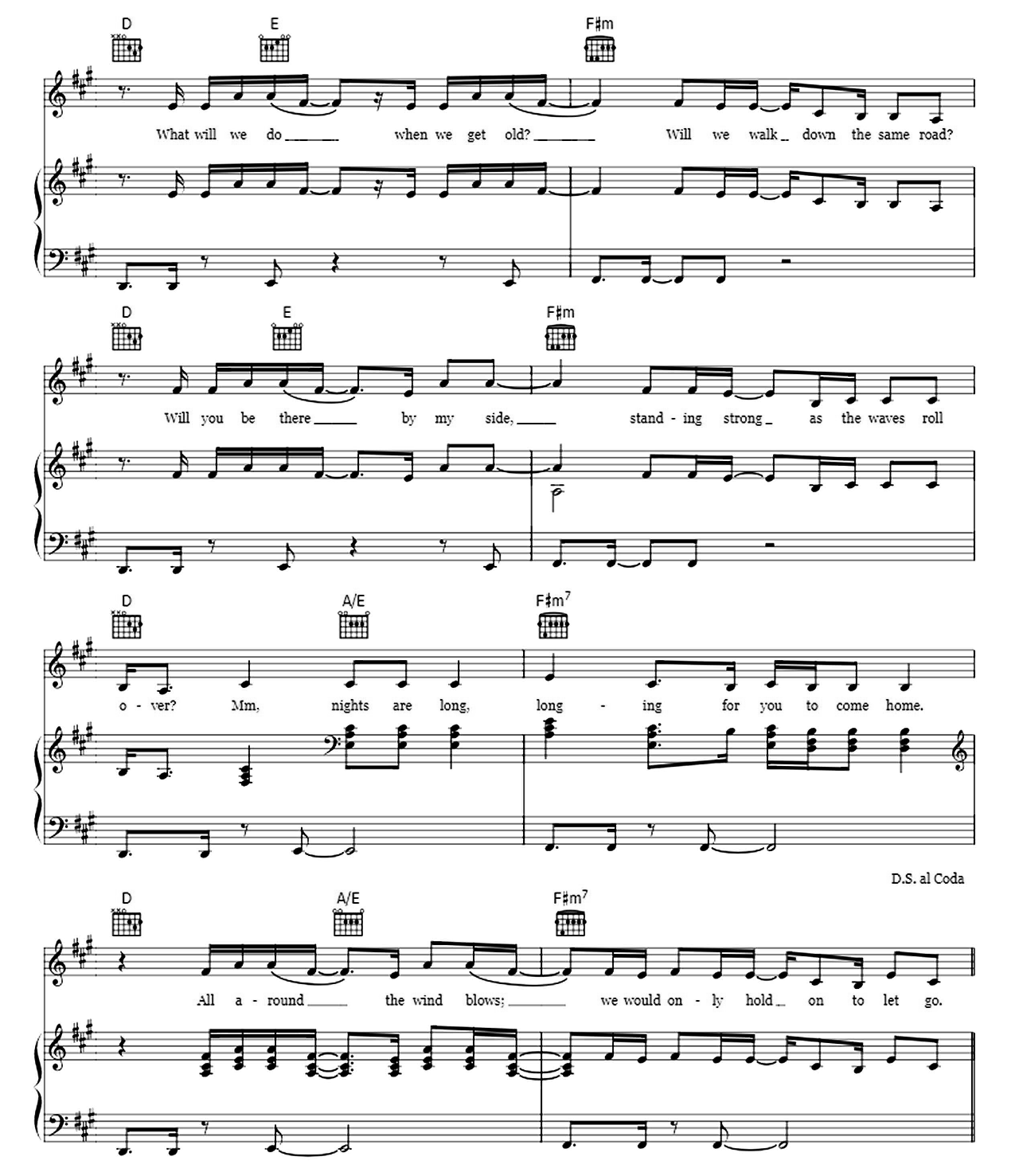Lean On sheet music 4