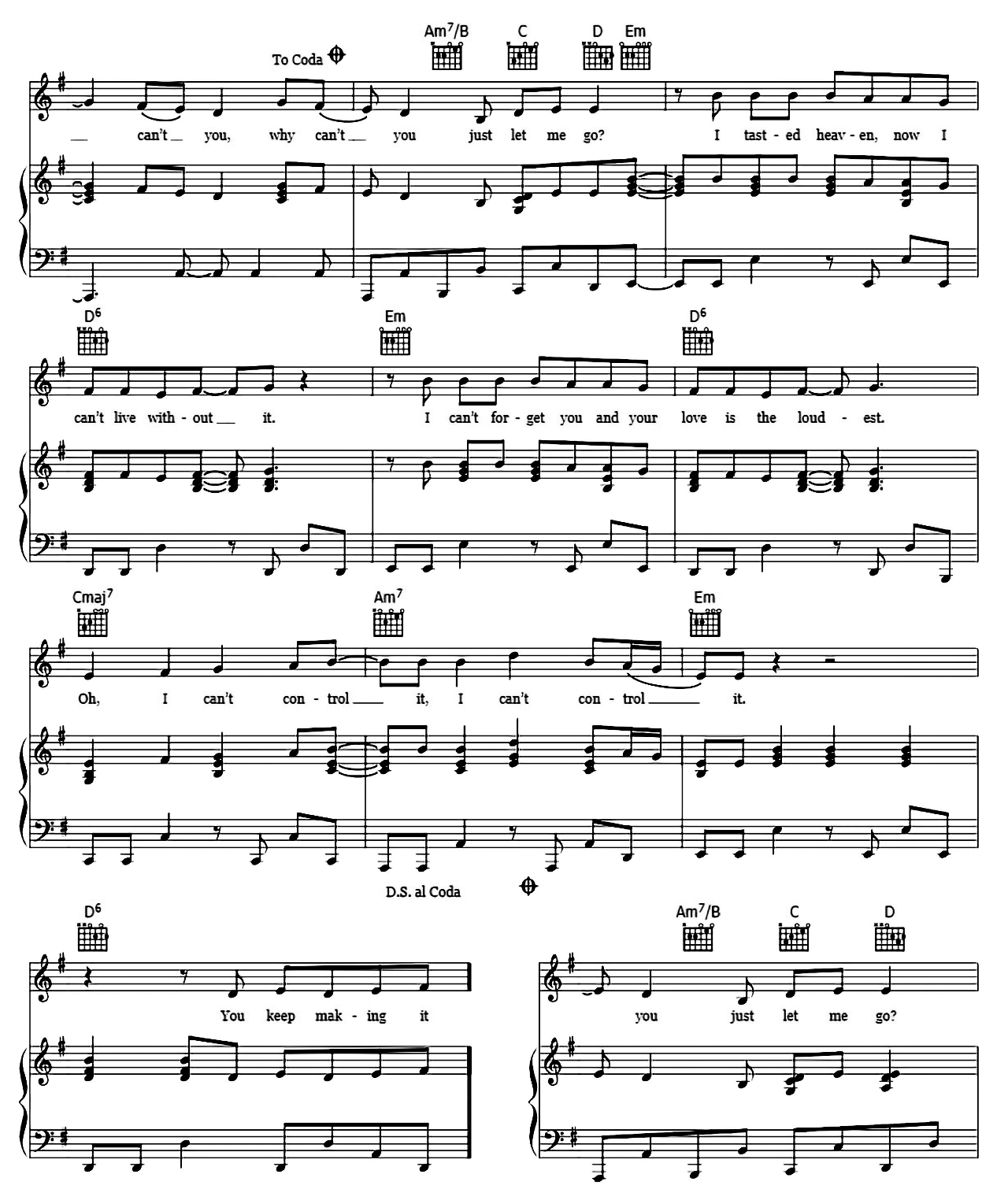 Prisoner sheet music 5